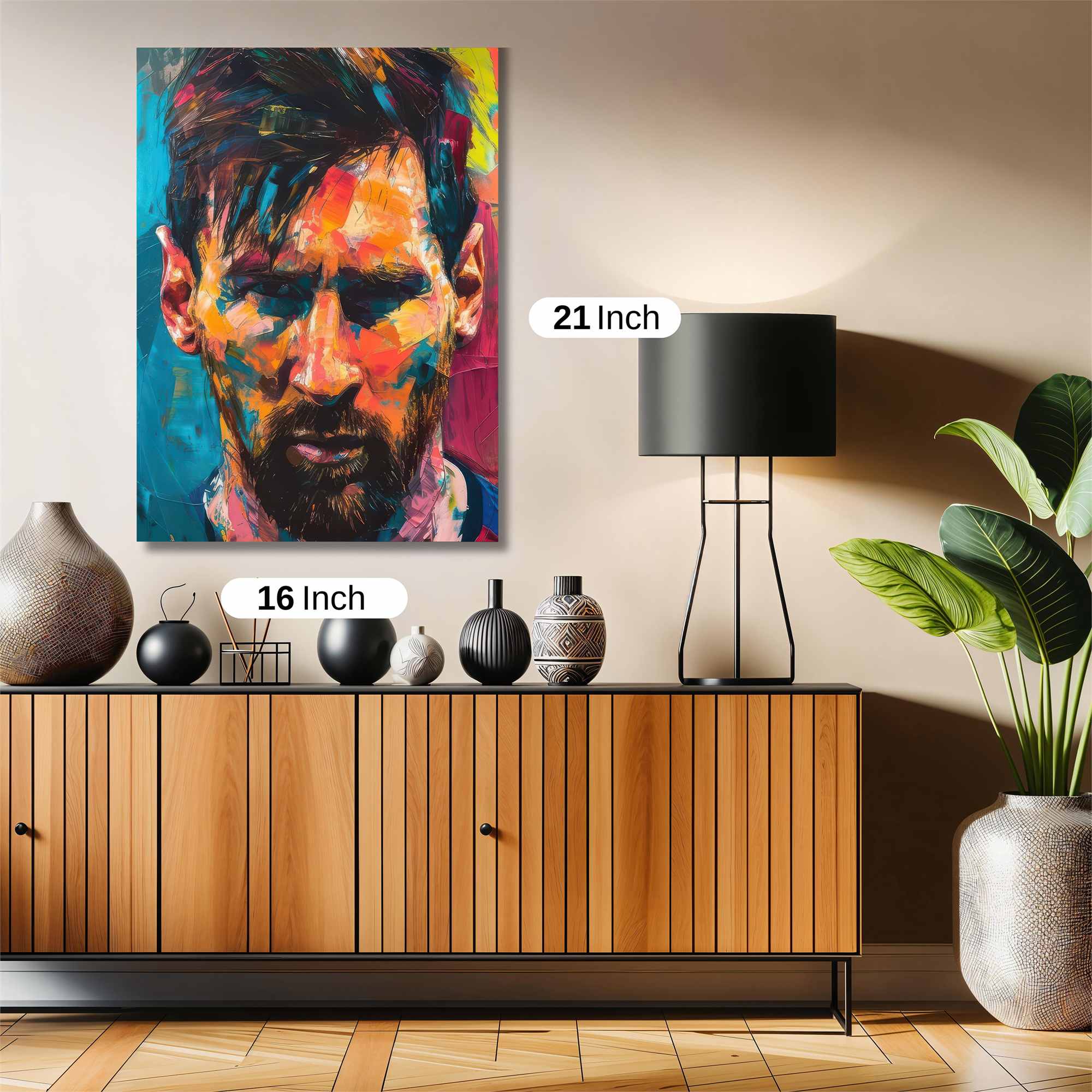 Messi Vibrant Safe Wall Magnetic / M