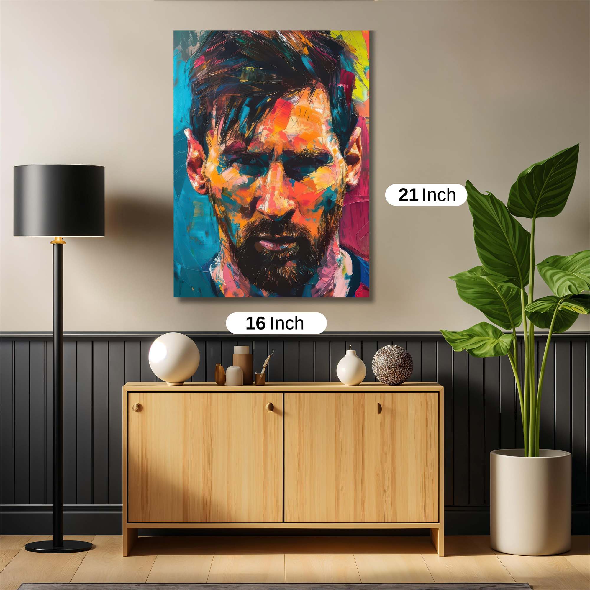 Messi Vibrant Safe Wall Magnetic / M