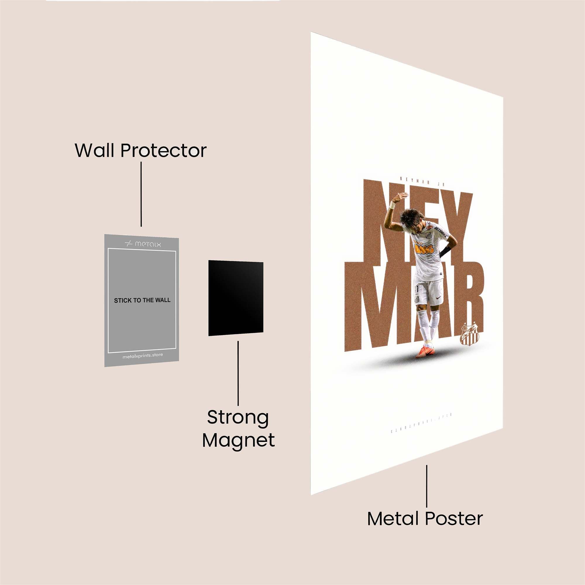 Neymar Dynamic Safe Wall Magnetic / M