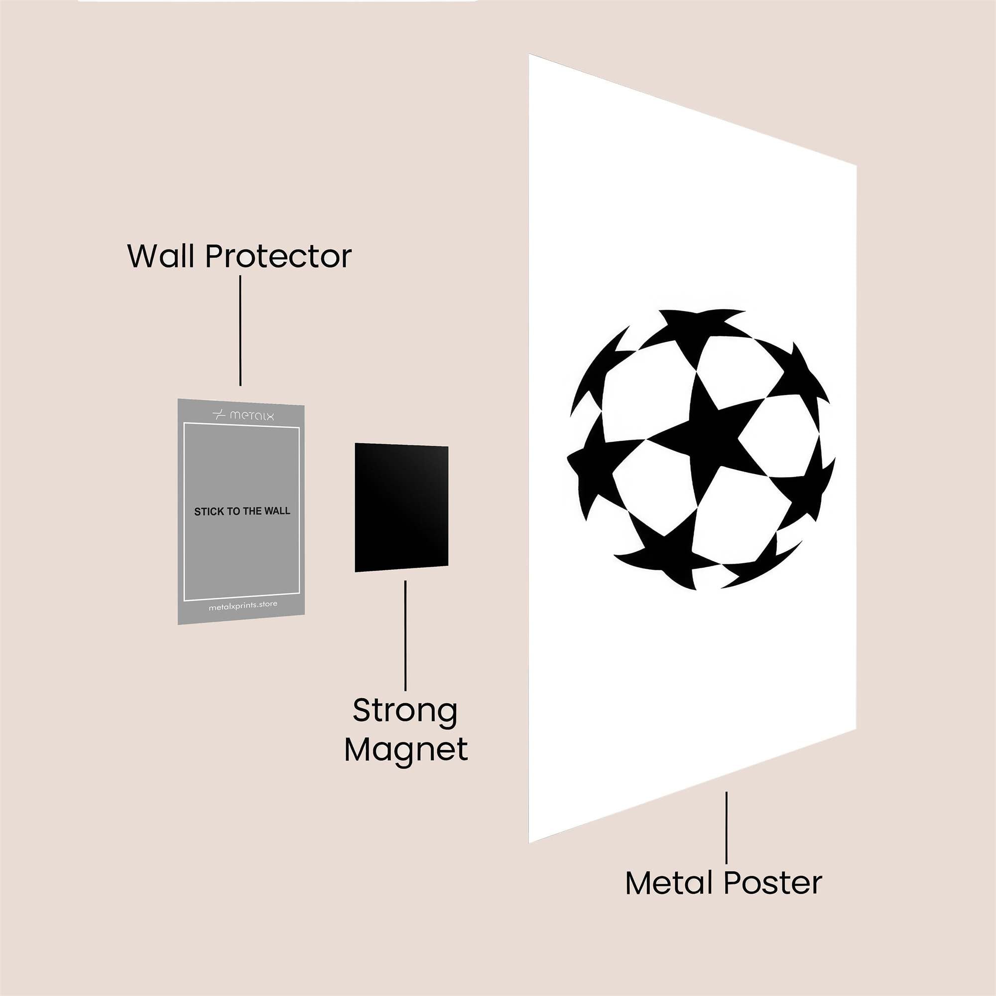 Champions Triumphant Safe Wall Magnetic / M