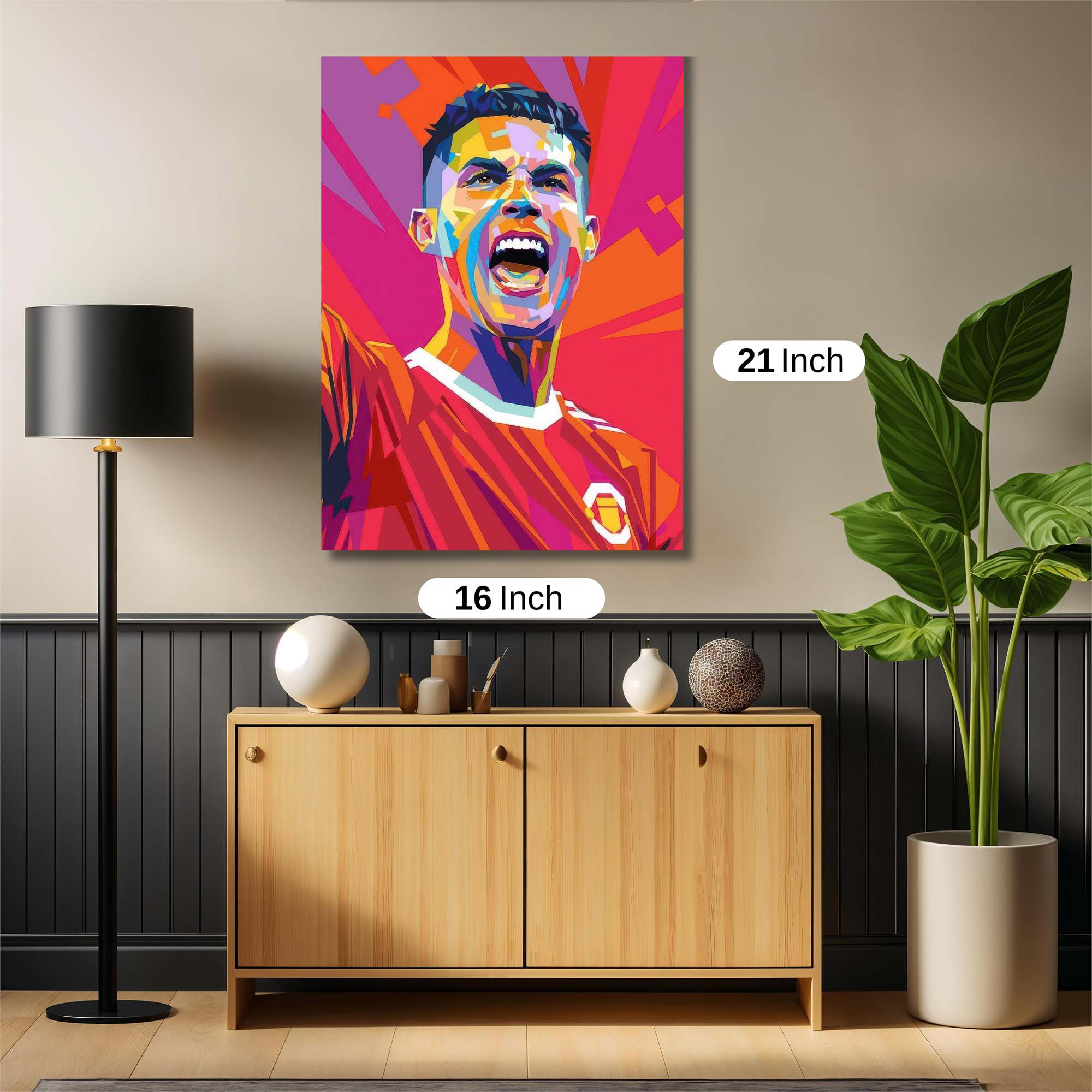 Ronaldo Triumphant Safe Wall Magnetic / M