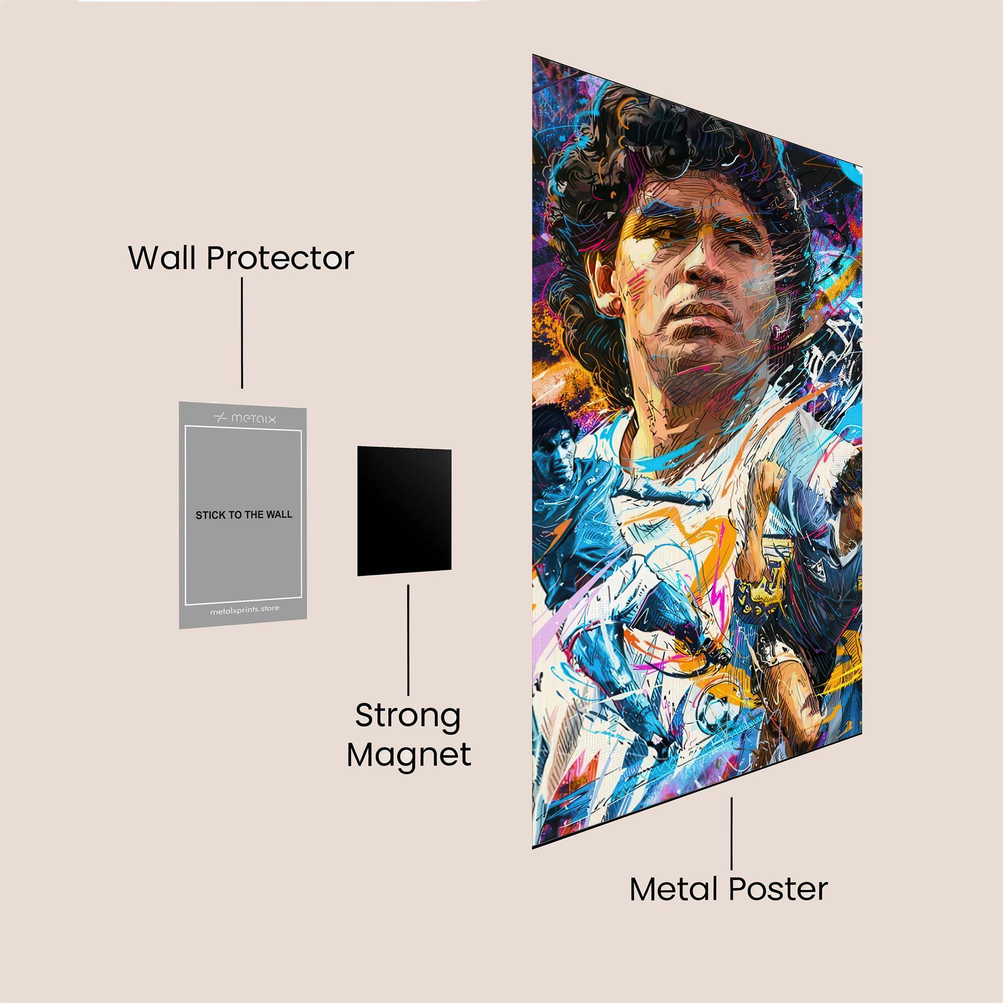 Maradona Magic Safe Wall Magnetic / M