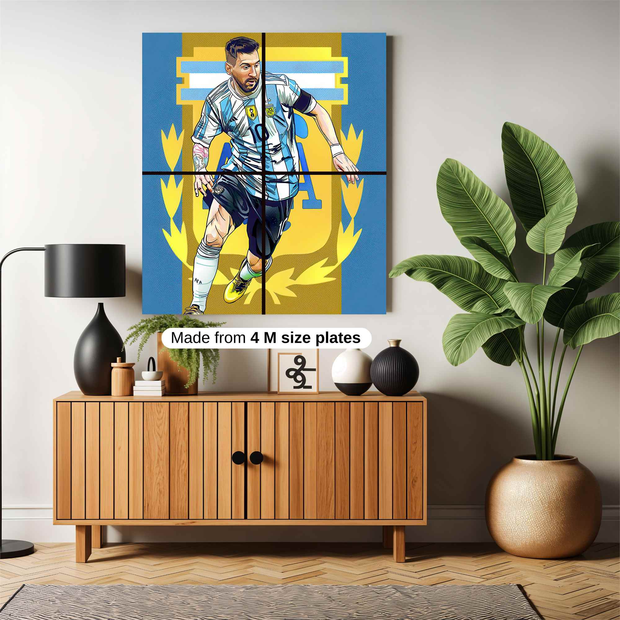 Messi Triumphant Safe Wall Magnetic / M