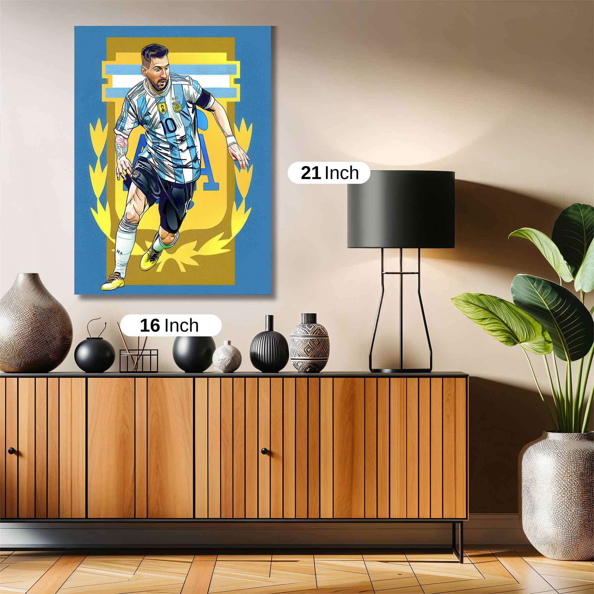 Messi Triumphant Safe Wall Magnetic / M
