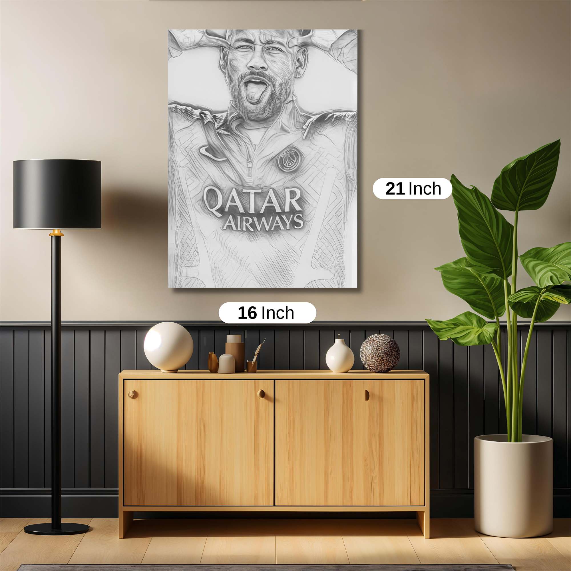 Neymar Ecstatic Safe Wall Magnetic / M