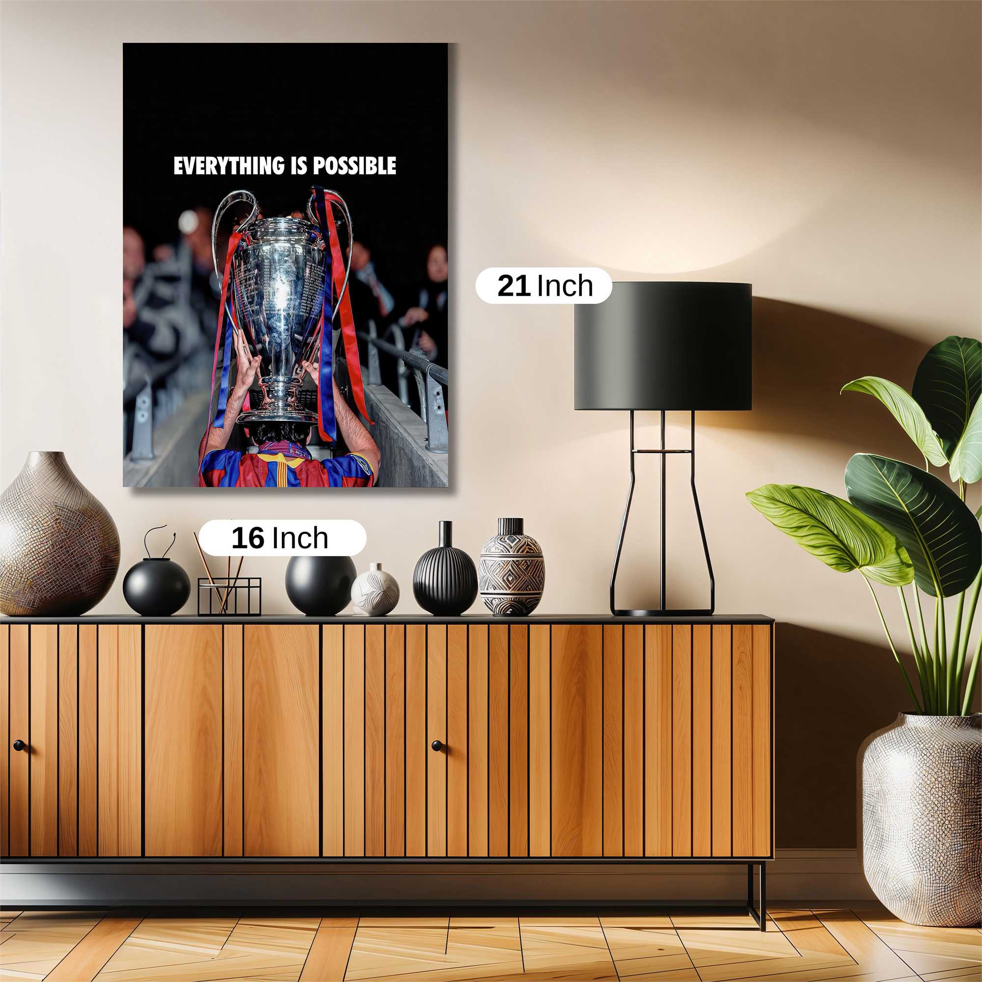 Messi Triumphant Safe Wall Magnetic / M
