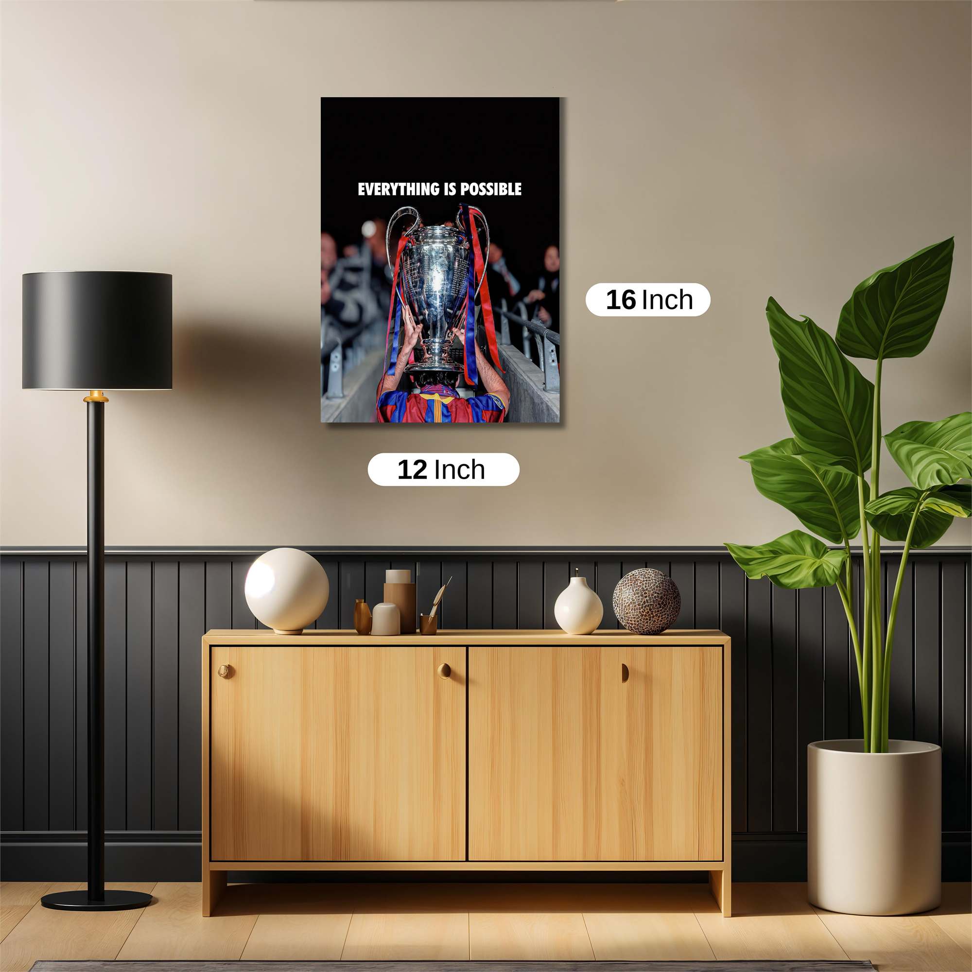 Messi Triumphant Safe Wall Magnetic / M