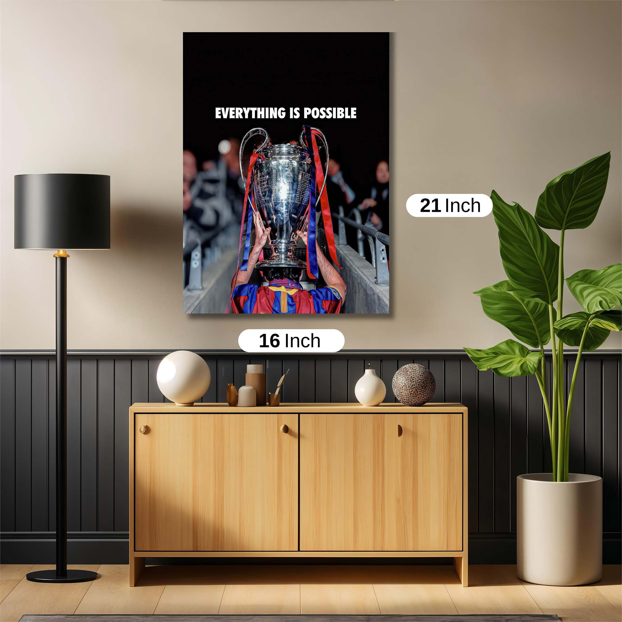 Messi Triumphant Safe Wall Magnetic / M