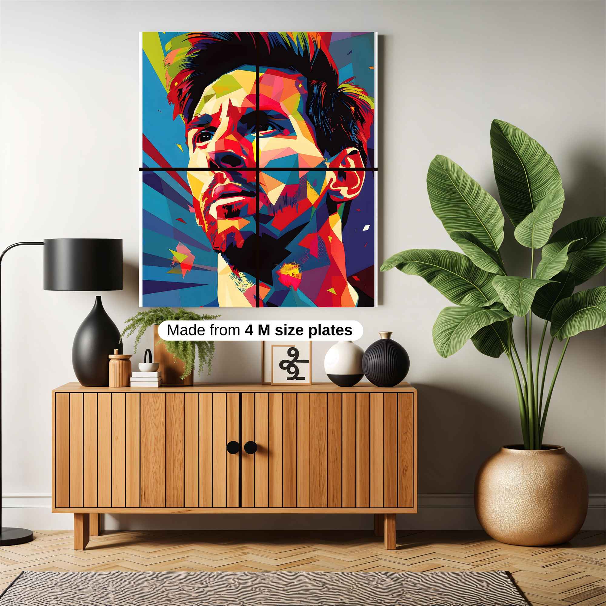 Messi Vibrant Safe Wall Magnetic / M
