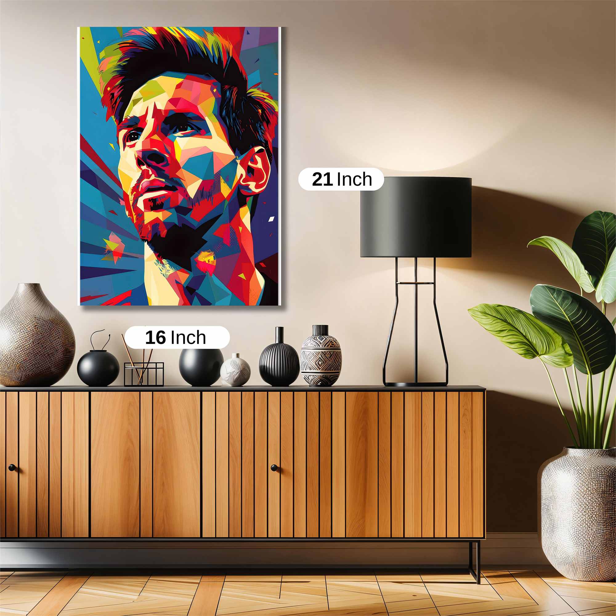 Messi Vibrant Safe Wall Magnetic / M