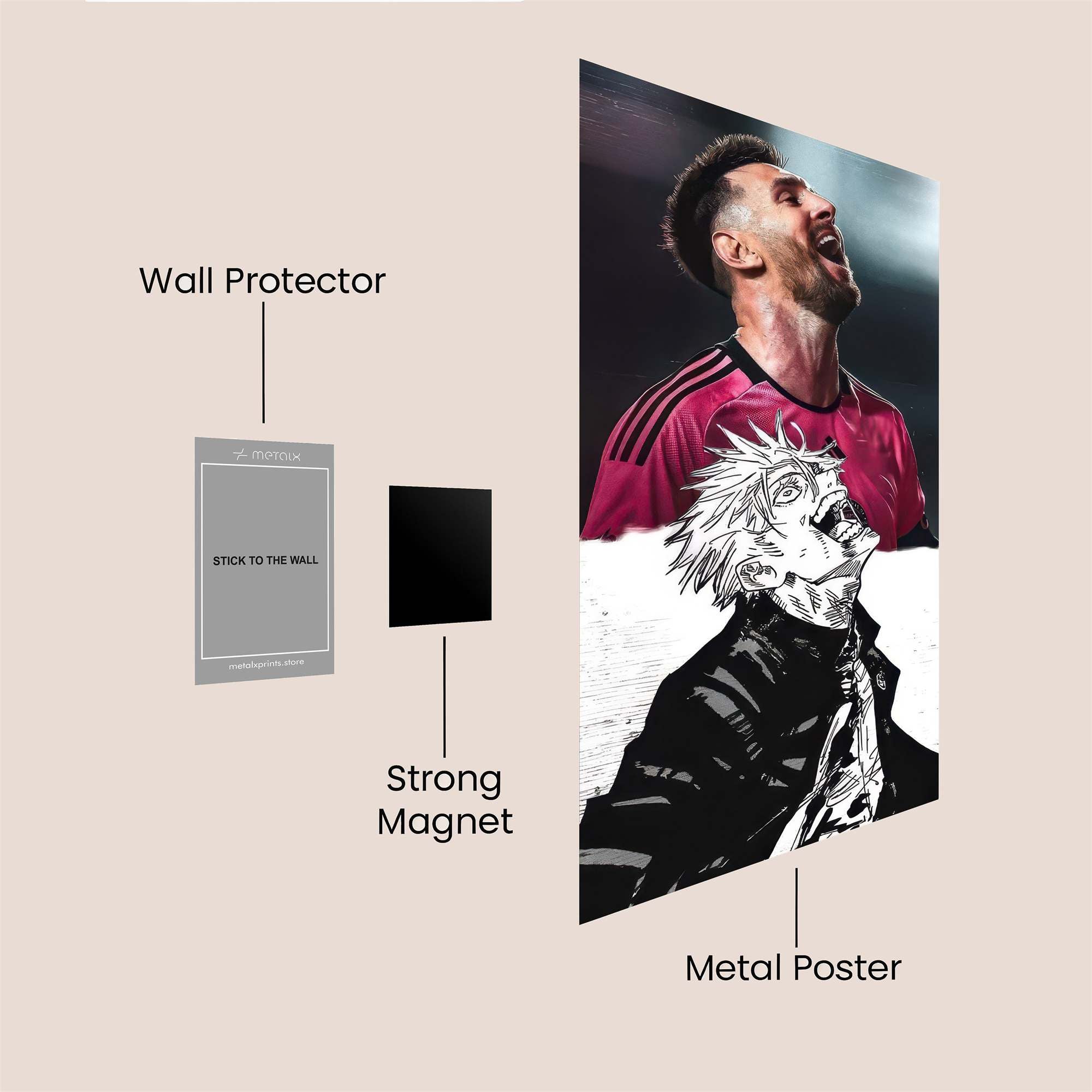 Messi Ecstasy Safe Wall Magnetic / M