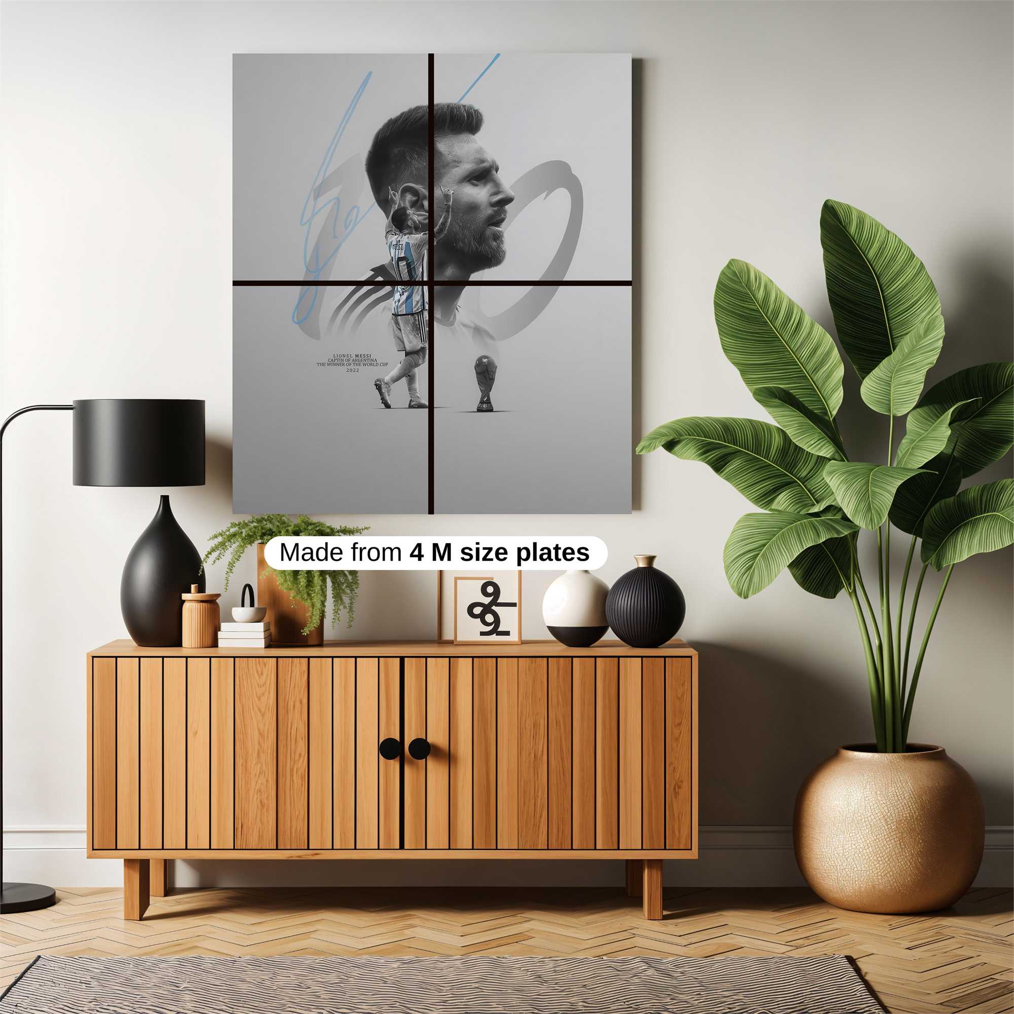 Messi Triumphant Safe Wall Magnetic / M