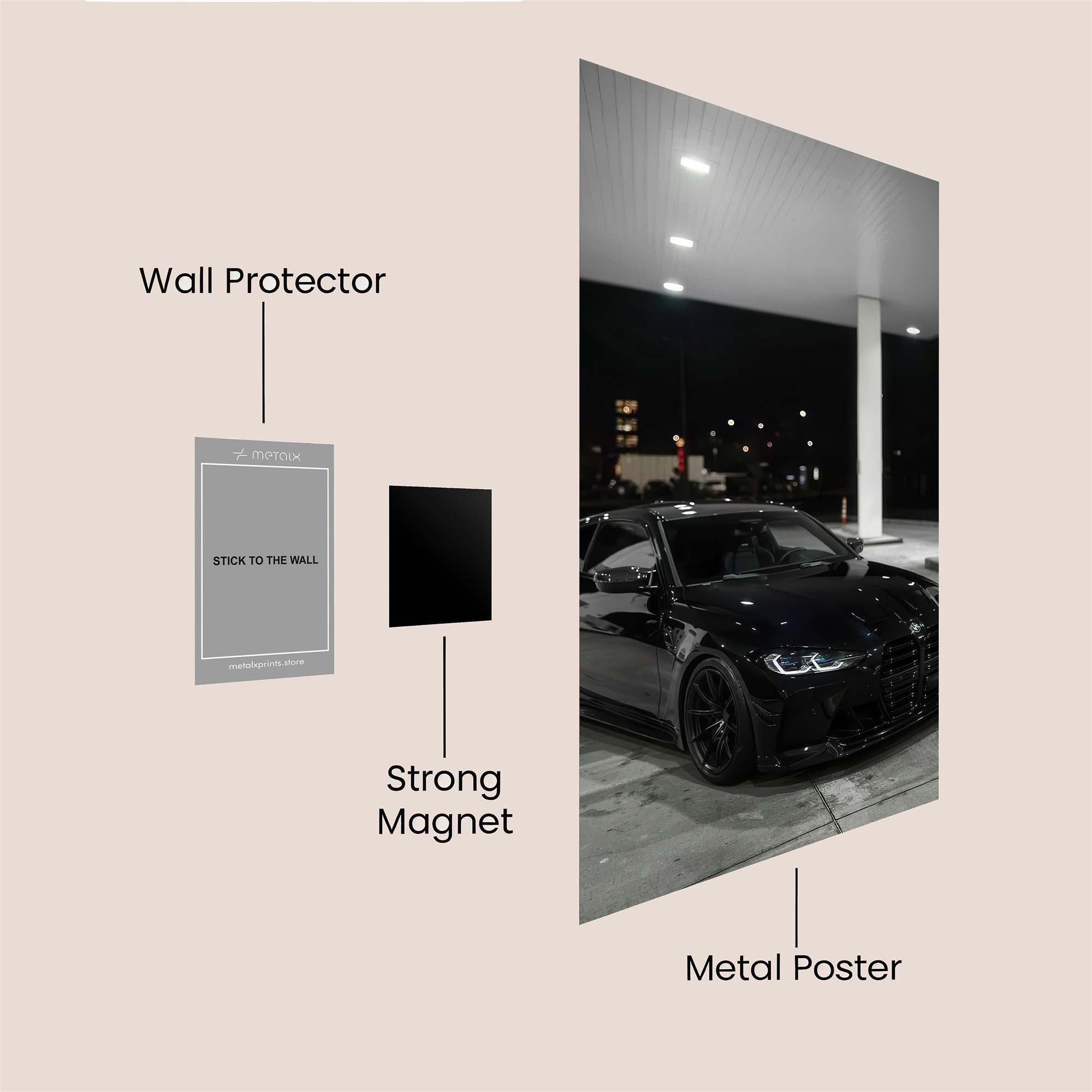 BMW Enigma Safe Wall Magnetic / M