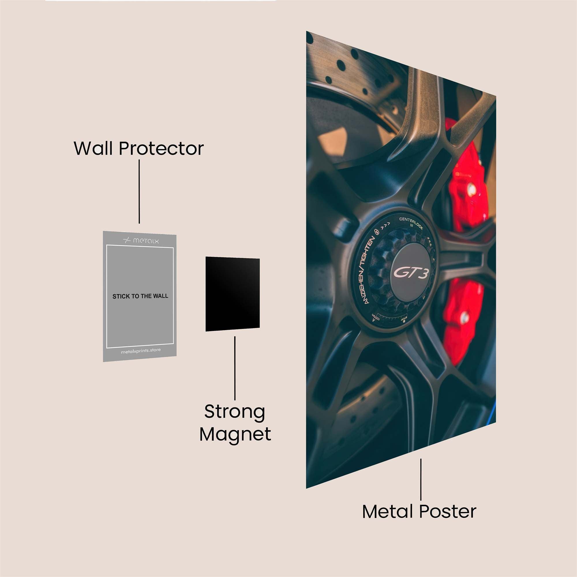 GT3 Velocity Safe Wall Magnetic / M