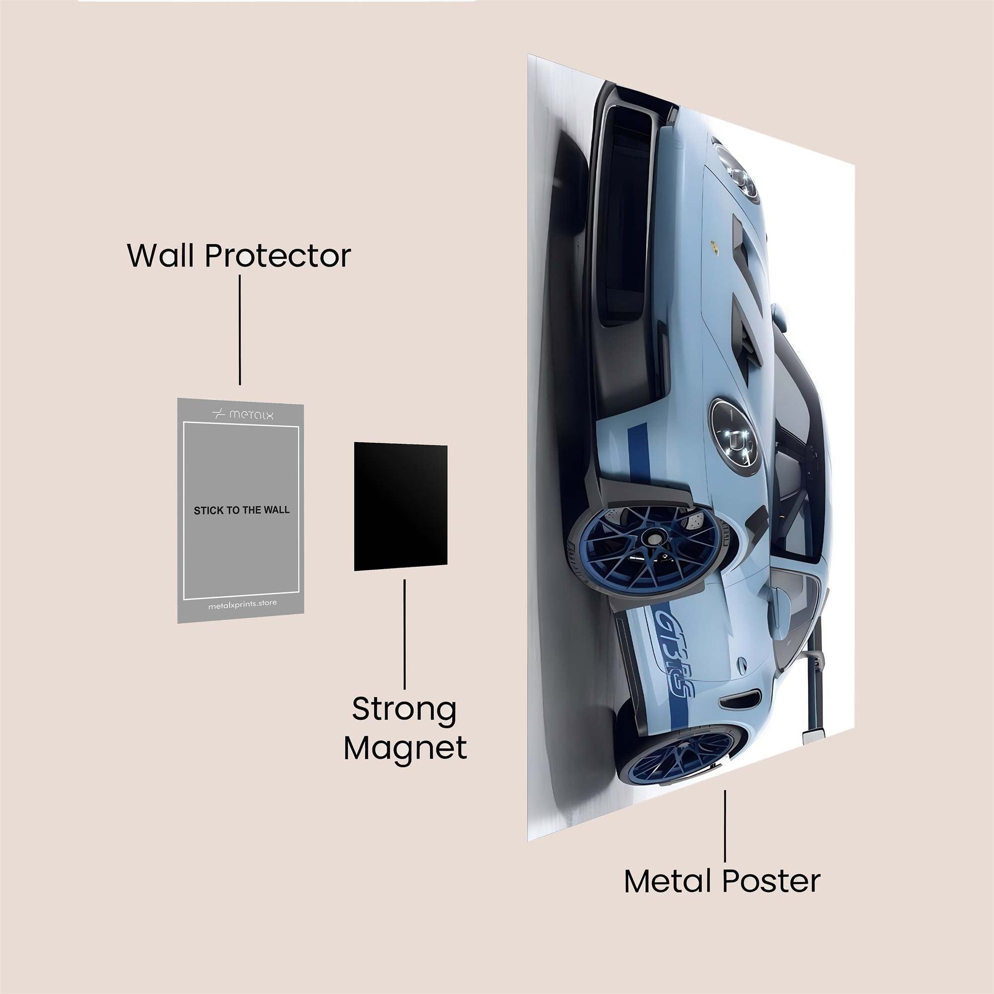 Porsche Serene Safe Wall Magnetic / M