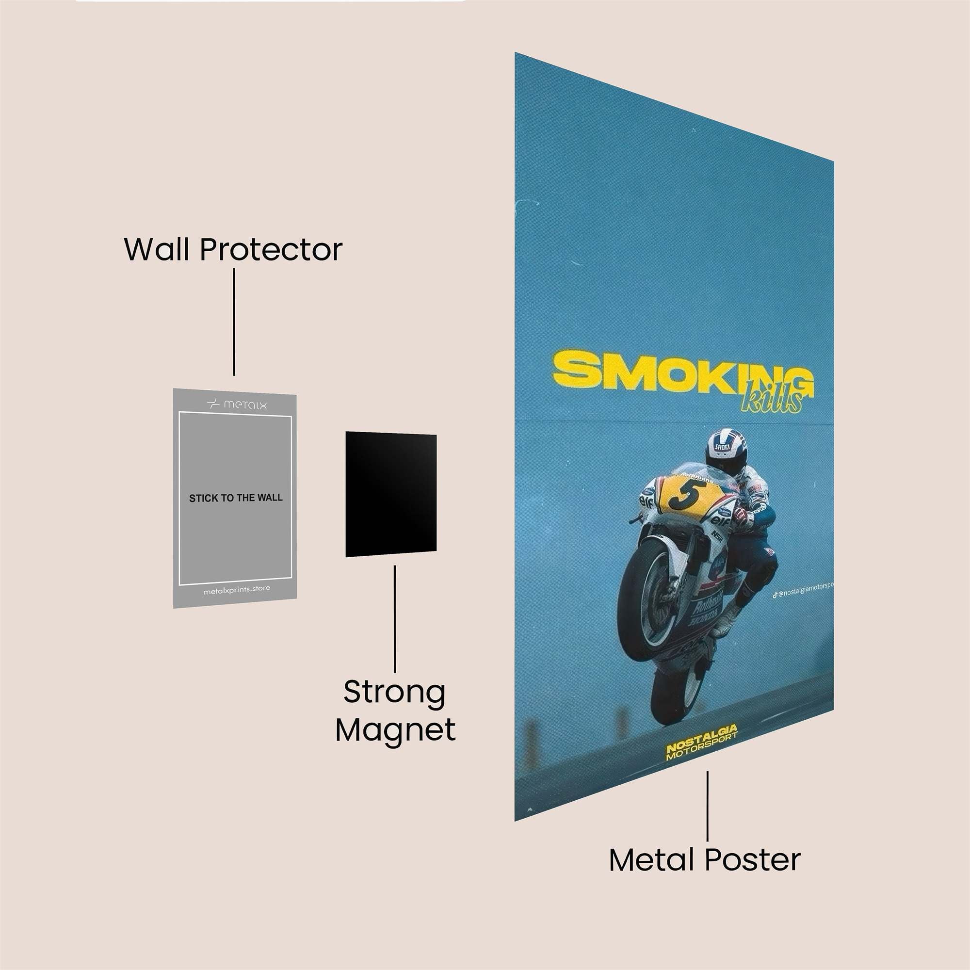 Rider's Rebellion Safe Wall Magnetic / M