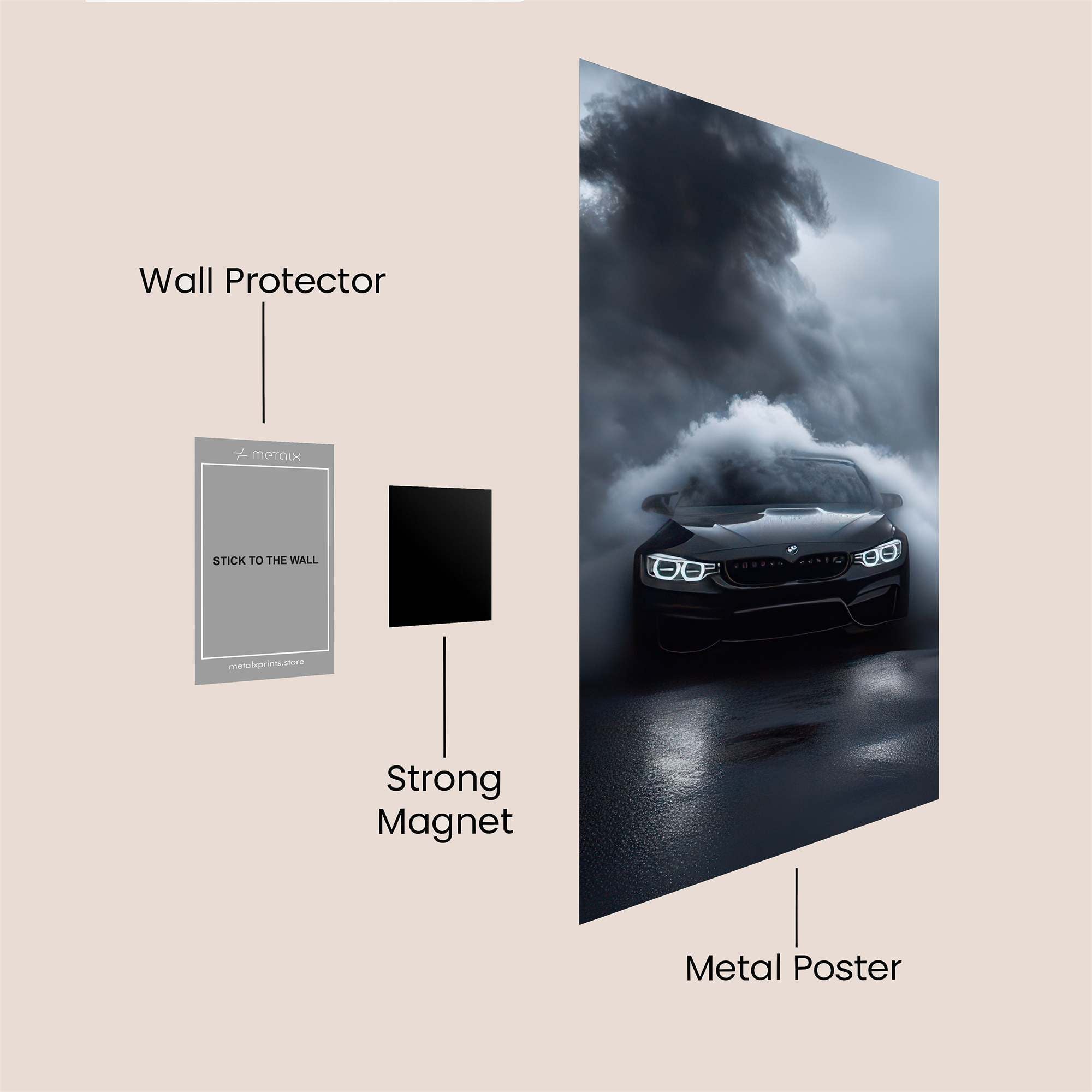 BMW Menace Safe Wall Magnetic / M
