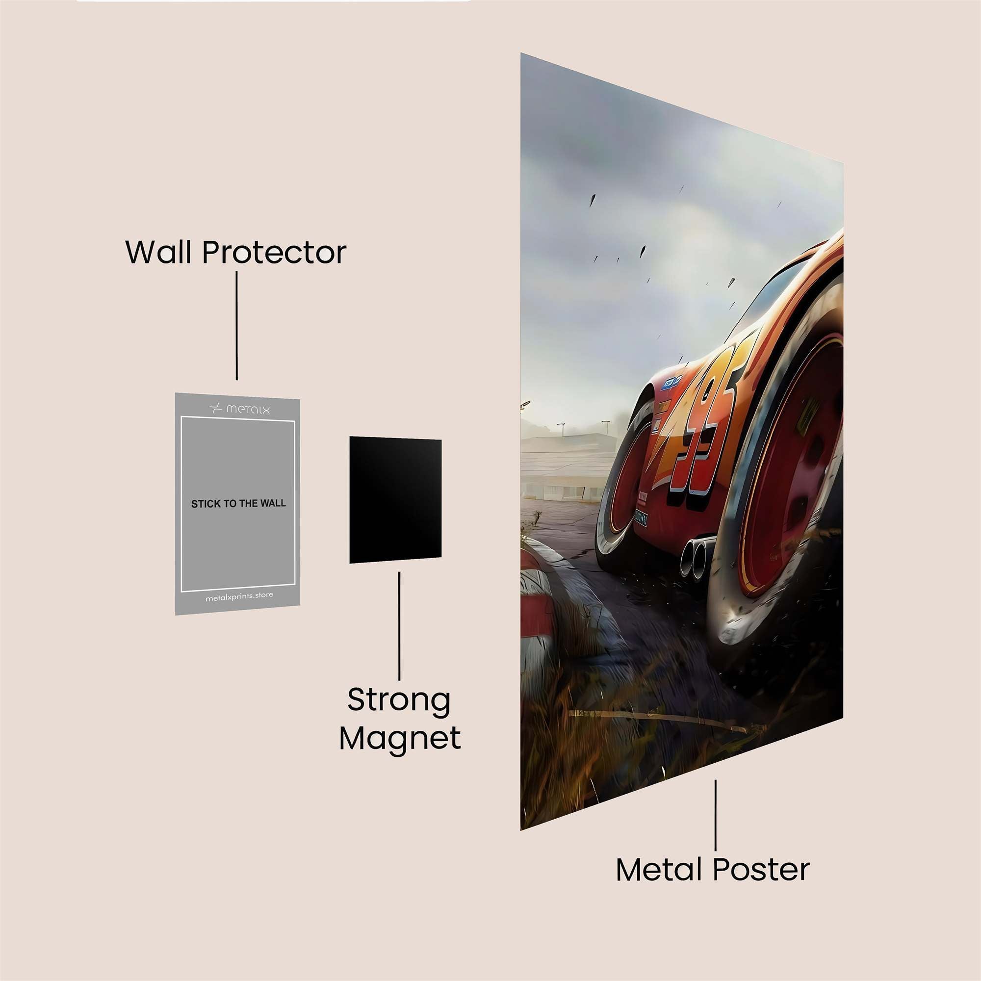 Lightning Thrill Safe Wall Magnetic / M