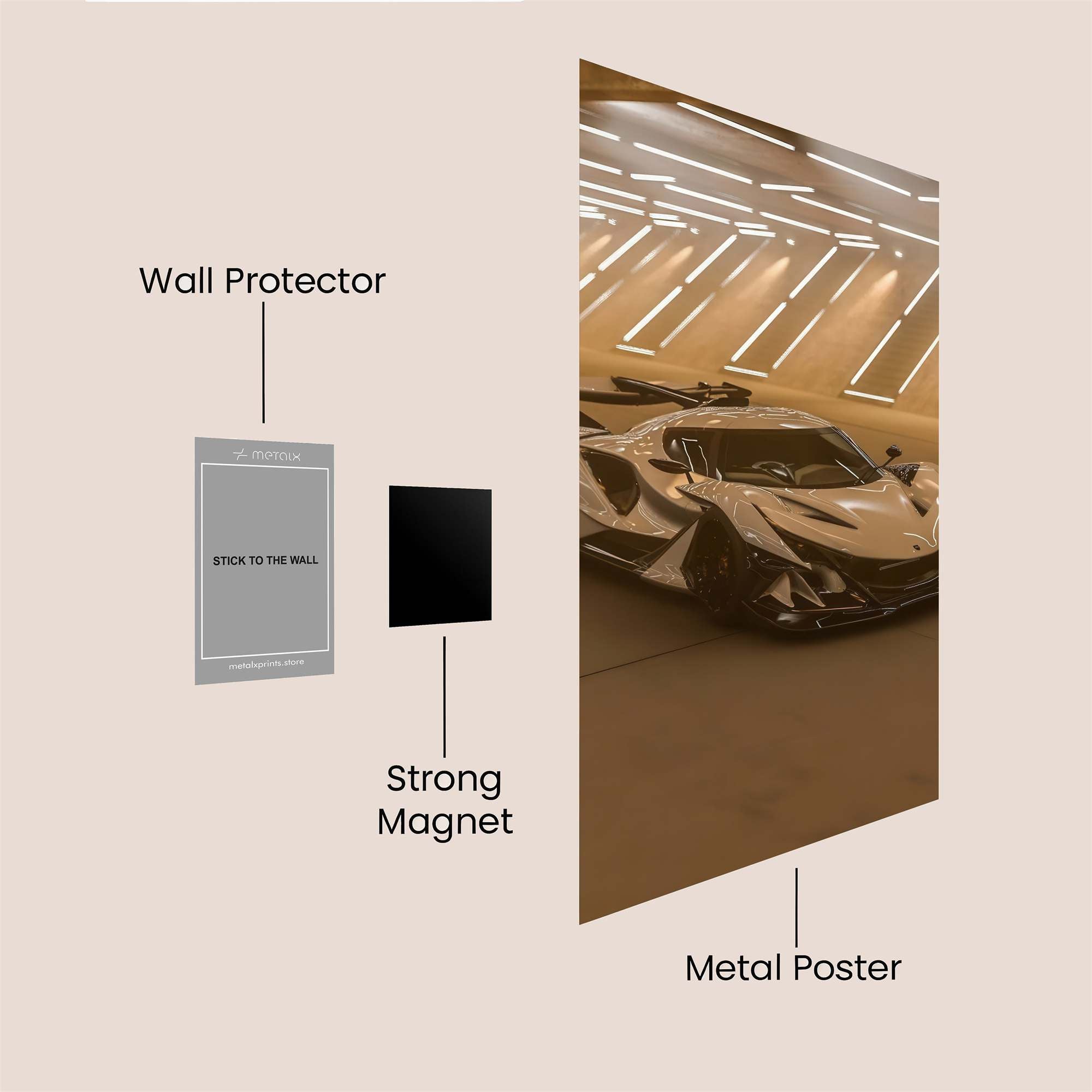 Apollo Elysium Safe Wall Magnetic / M
