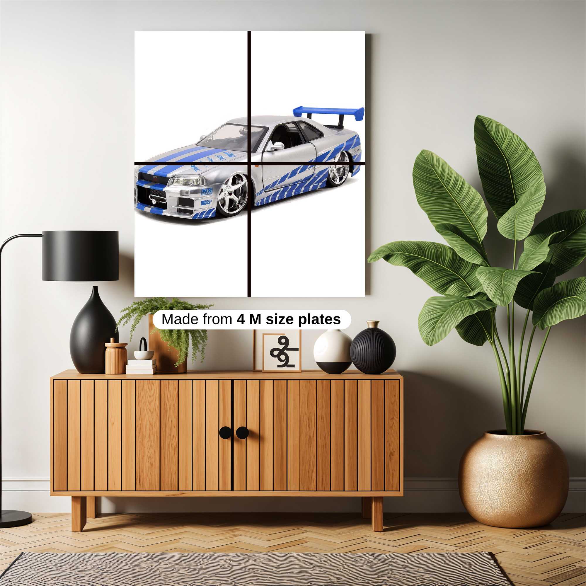 Skyline Serenity Safe Wall Magnetic / M