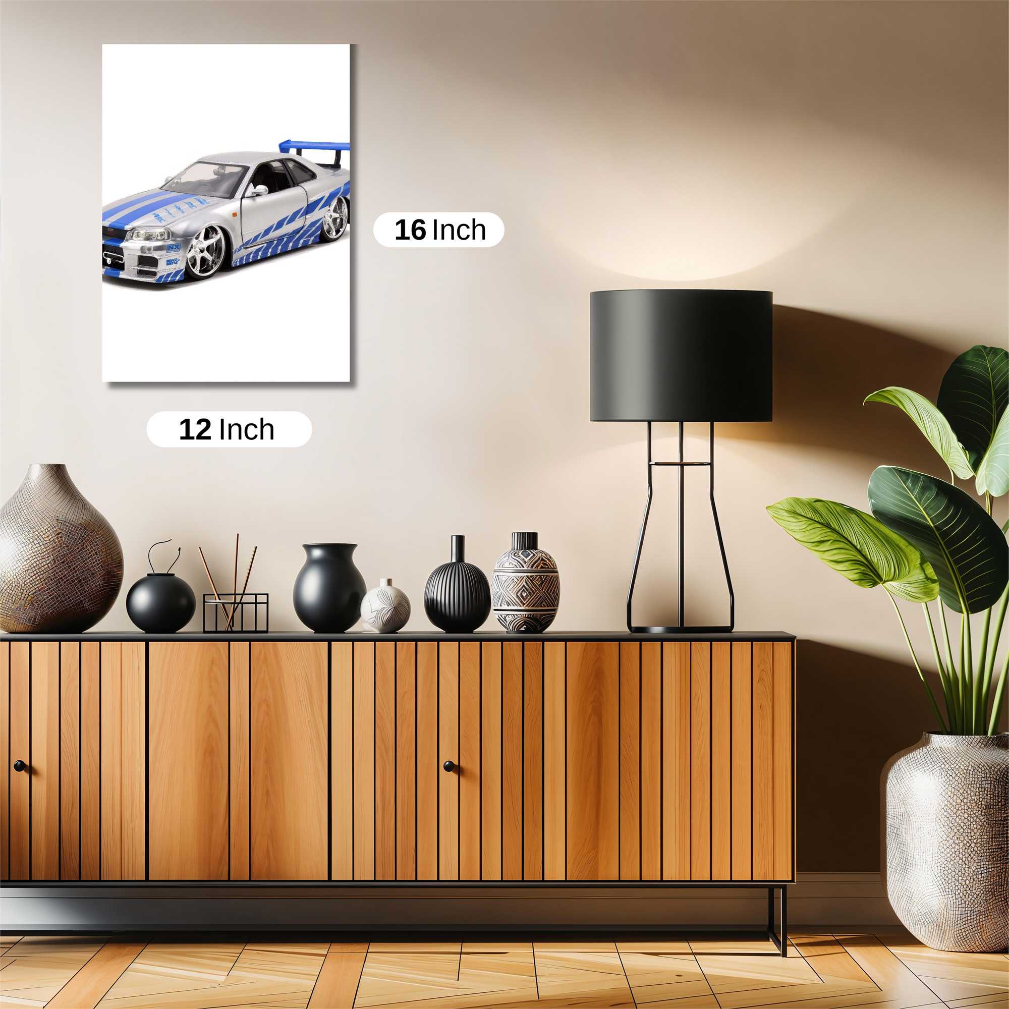 Skyline Serenity Safe Wall Magnetic / M