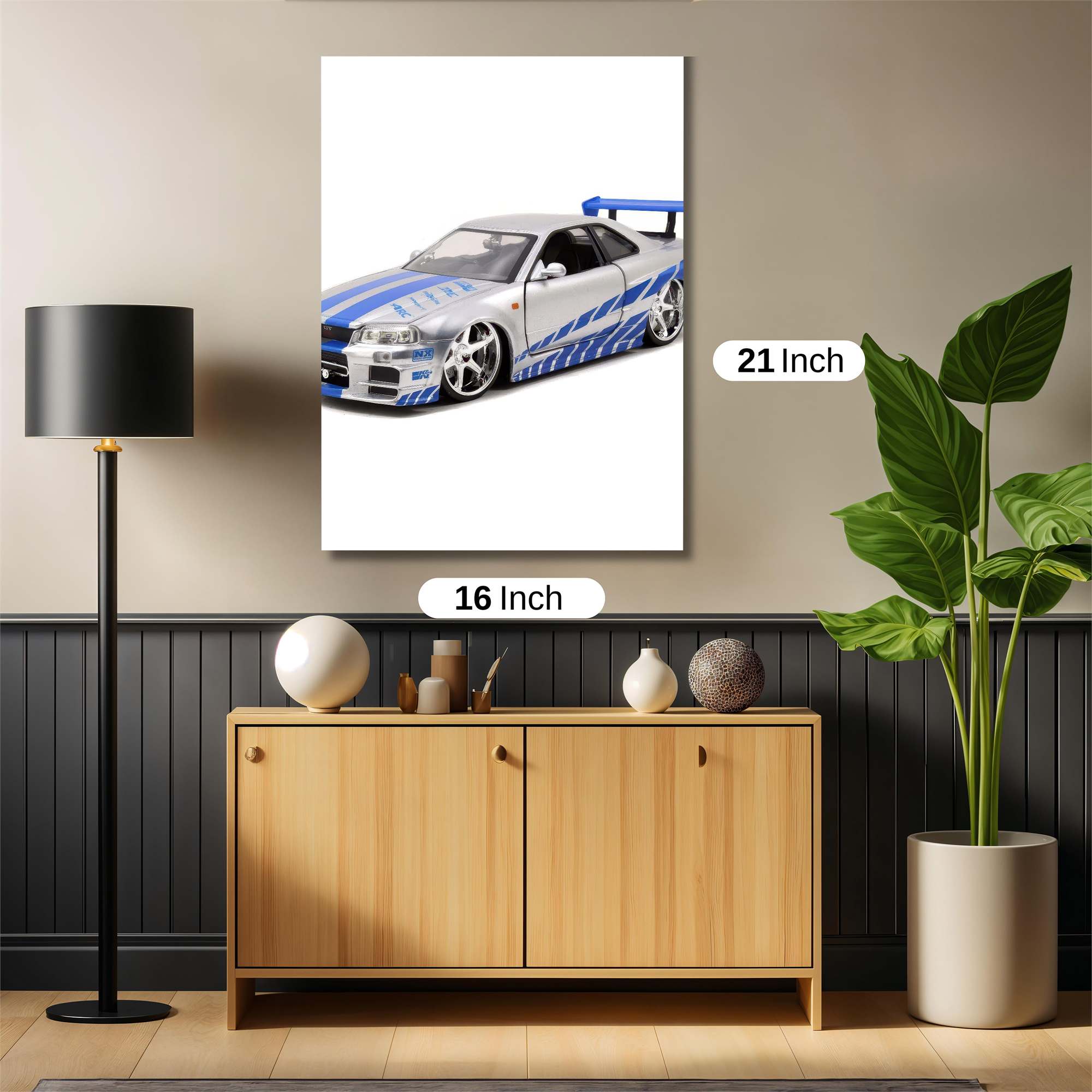Skyline Serenity Safe Wall Magnetic / M