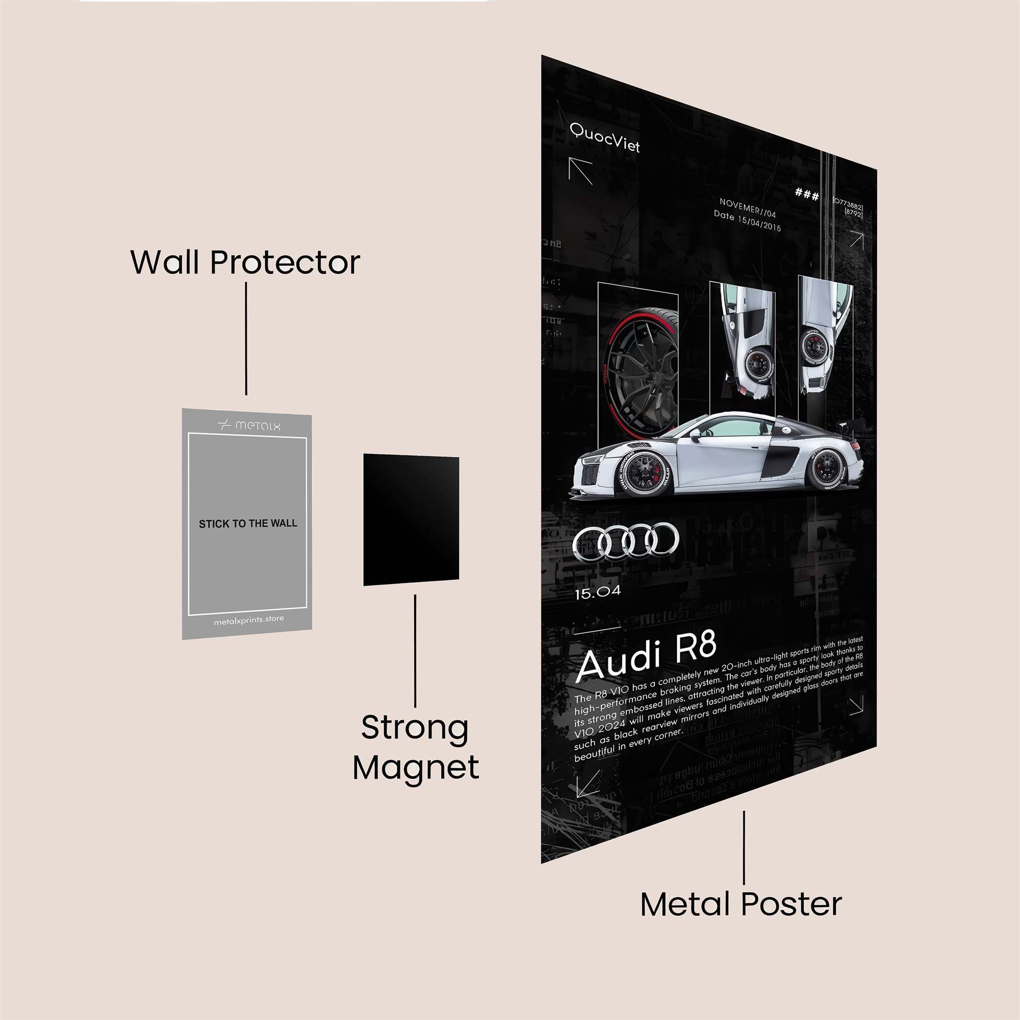 Audi Elegance Safe Wall Magnetic / M