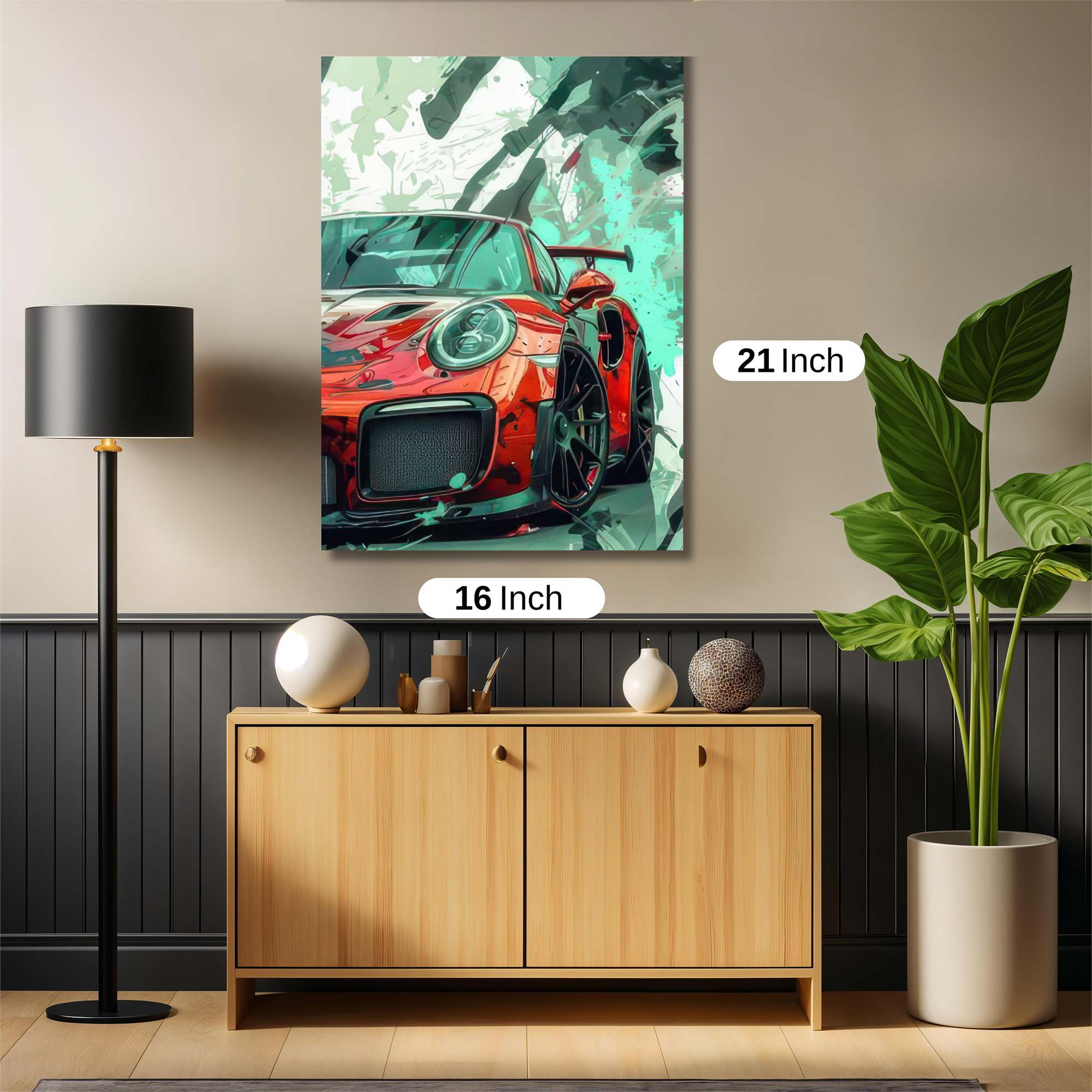 Porsche Fury Safe Wall Magnetic / M
