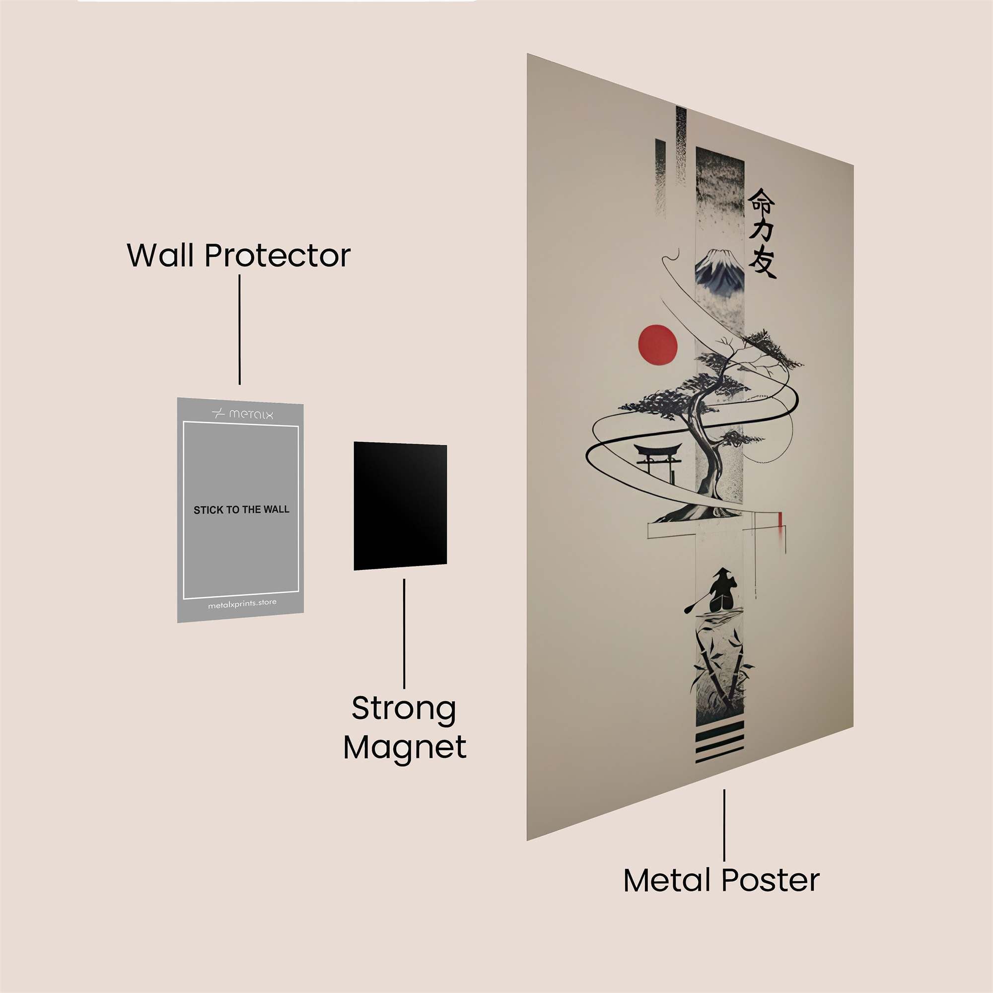 Fuji Serenity Safe Wall Magnetic / M