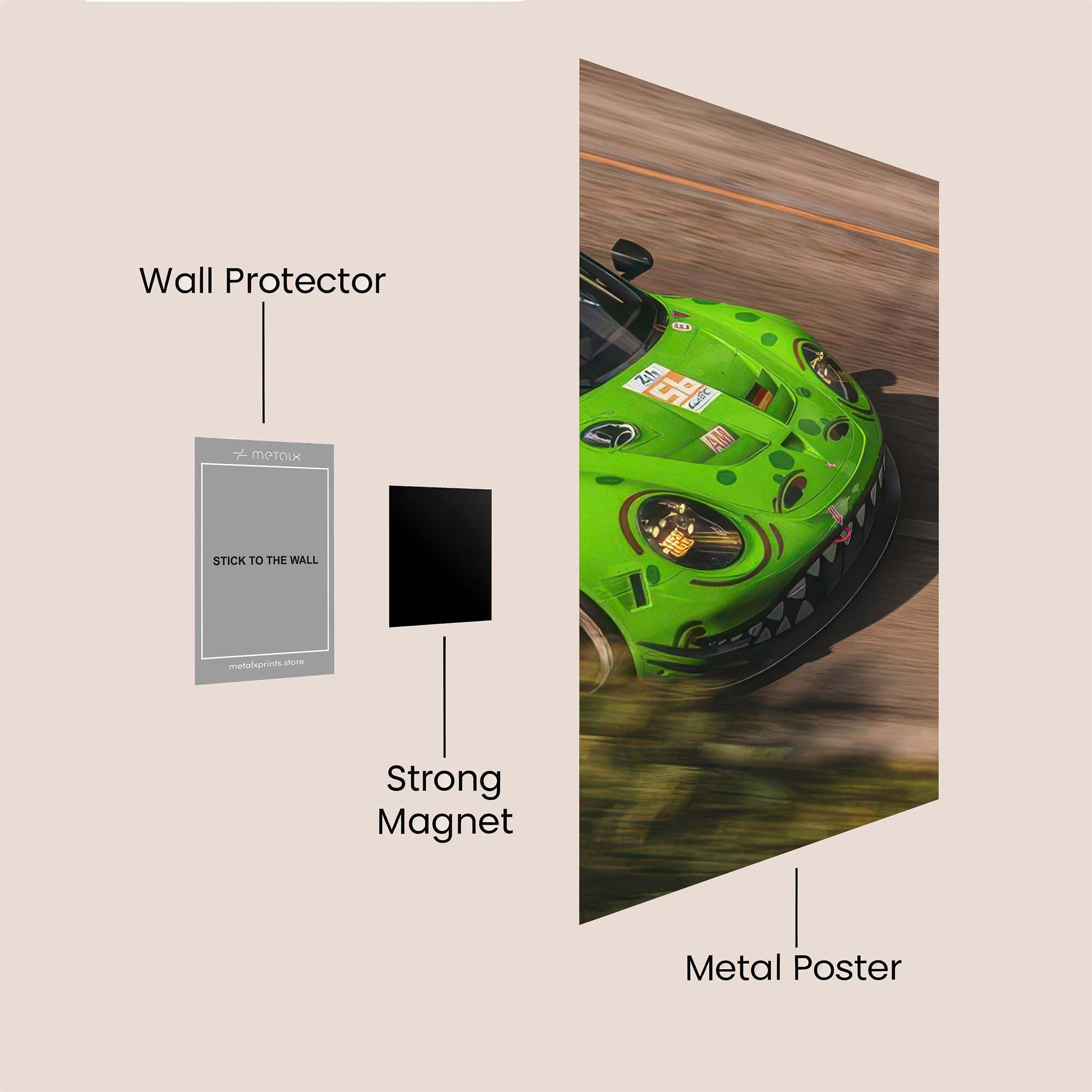 Monster Menace Safe Wall Magnetic / M