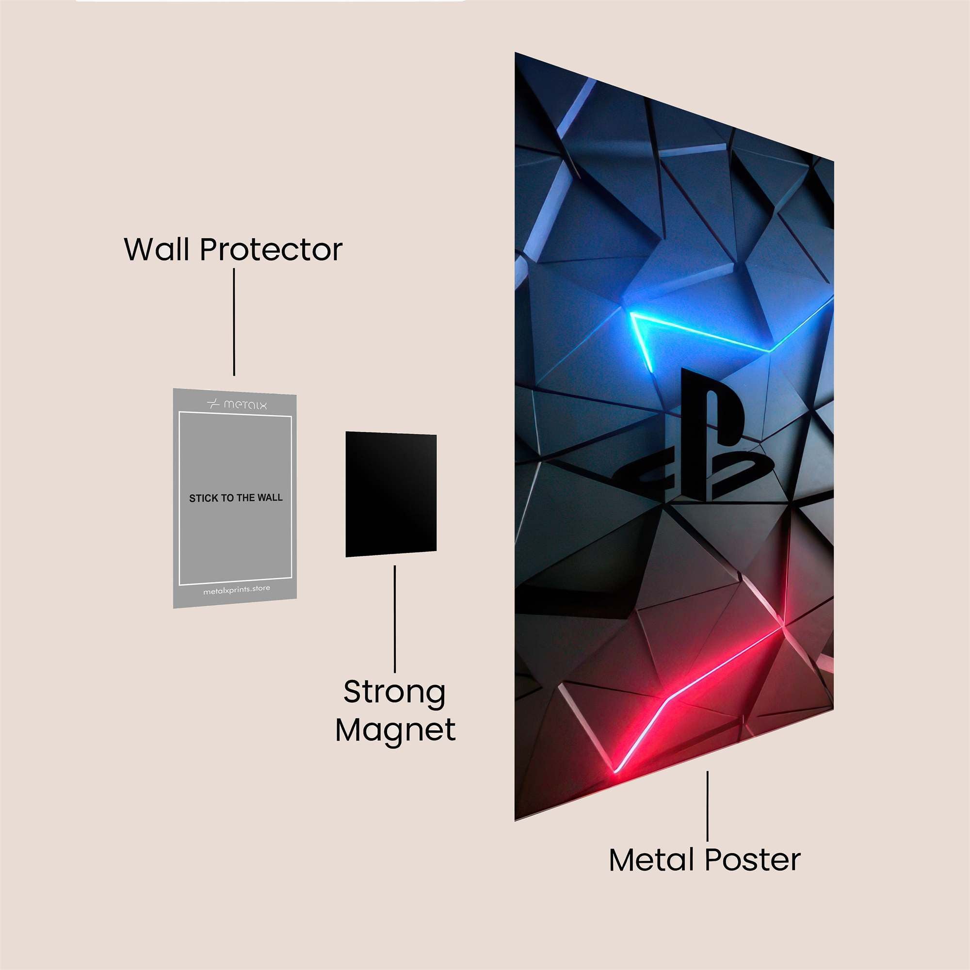 PlayStation Radiant Safe Wall Magnetic / M