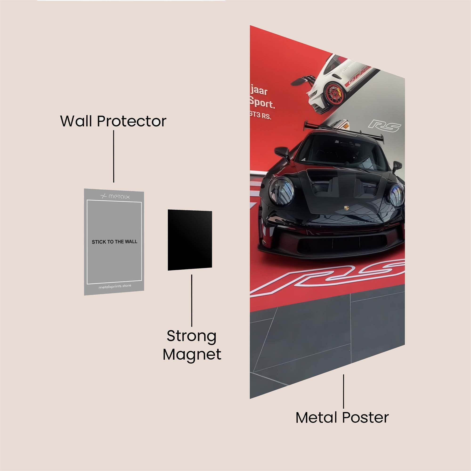 Porsche Intense Safe Wall Magnetic / M