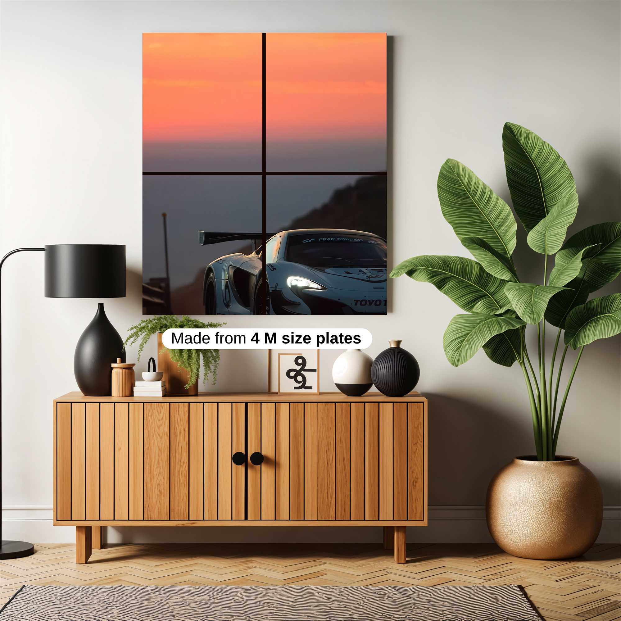 Sunset Rush Safe Wall Magnetic / M