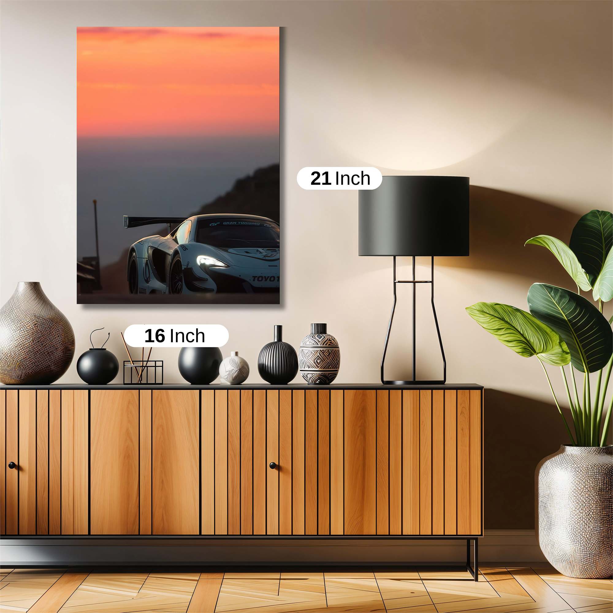 Sunset Rush Safe Wall Magnetic / M