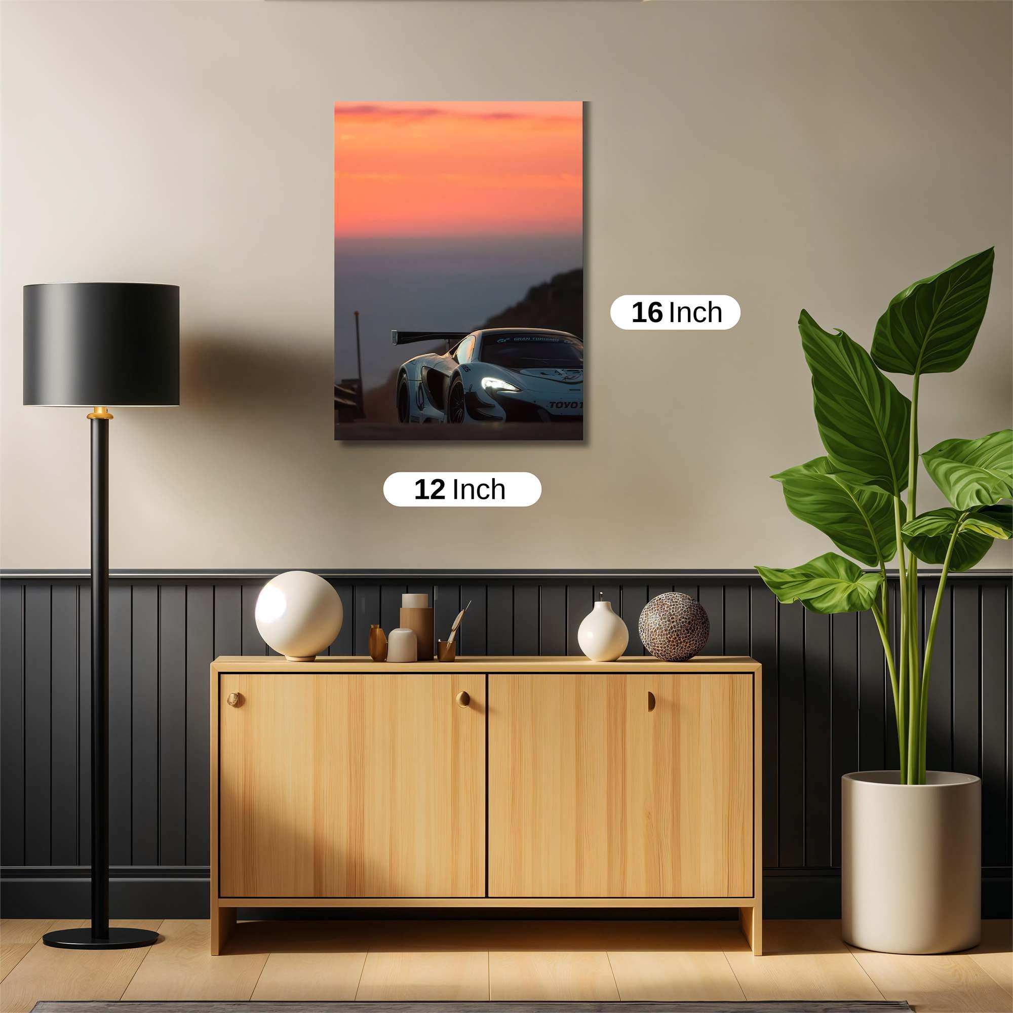 Sunset Rush Safe Wall Magnetic / M