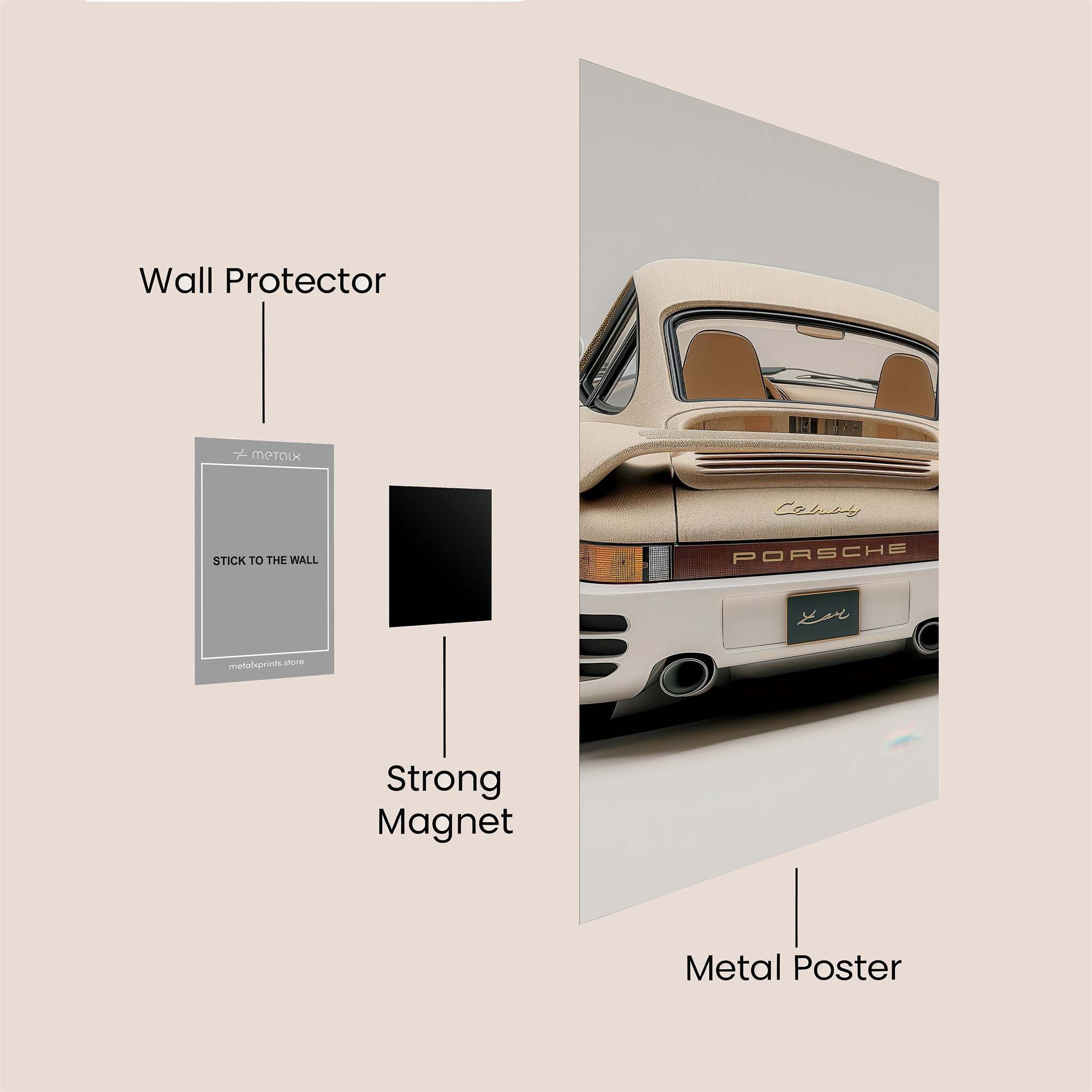 Porsche Serenity Safe Wall Magnetic / M