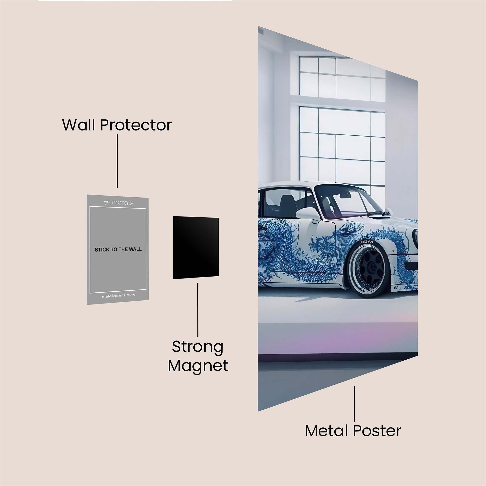 Dragon Serenity Safe Wall Magnetic / M
