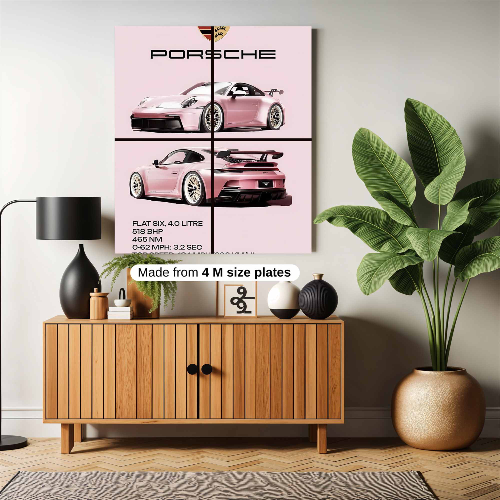 Porsche Passion Safe Wall Magnetic / M