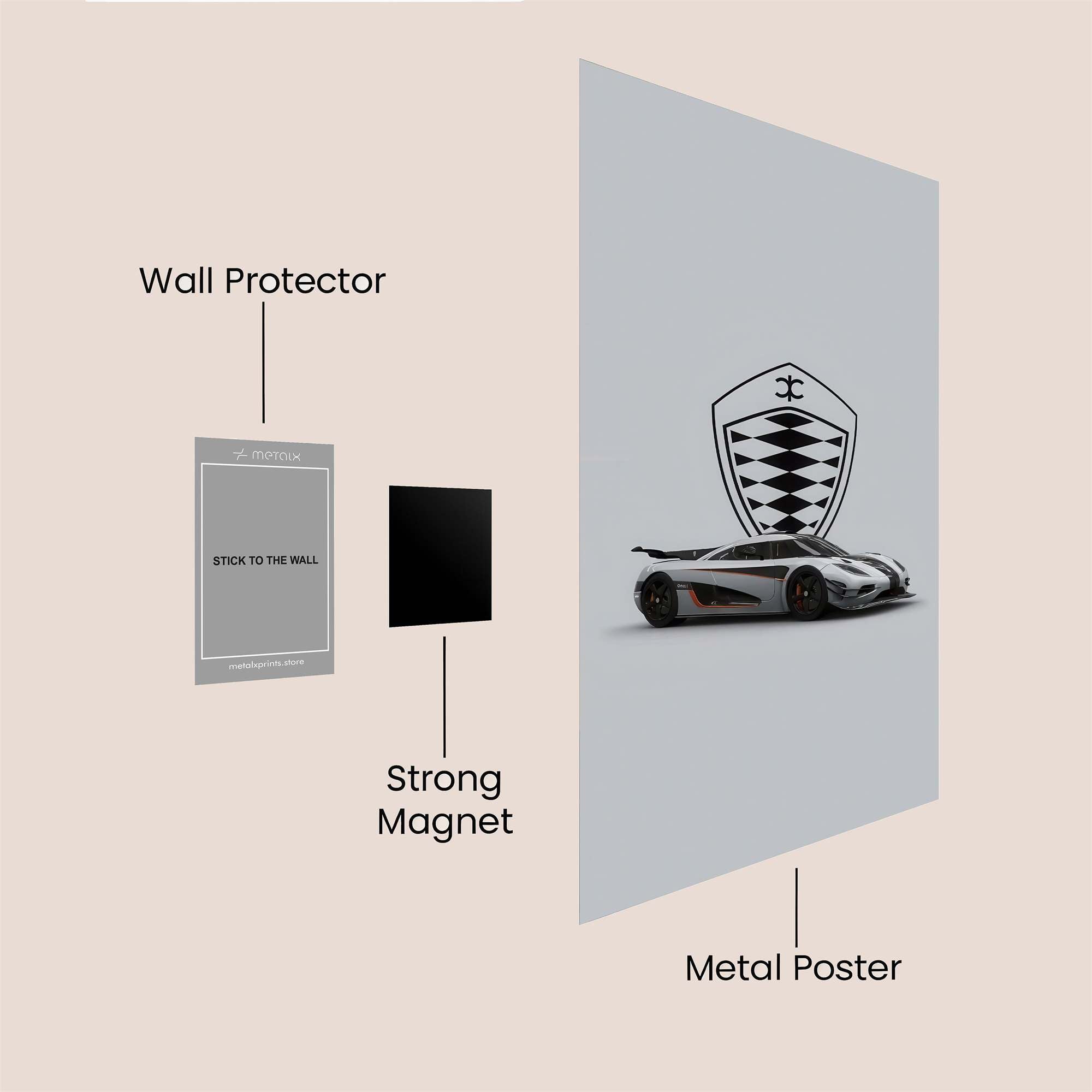 Koenigsegg Elegance Safe Wall Magnetic / M