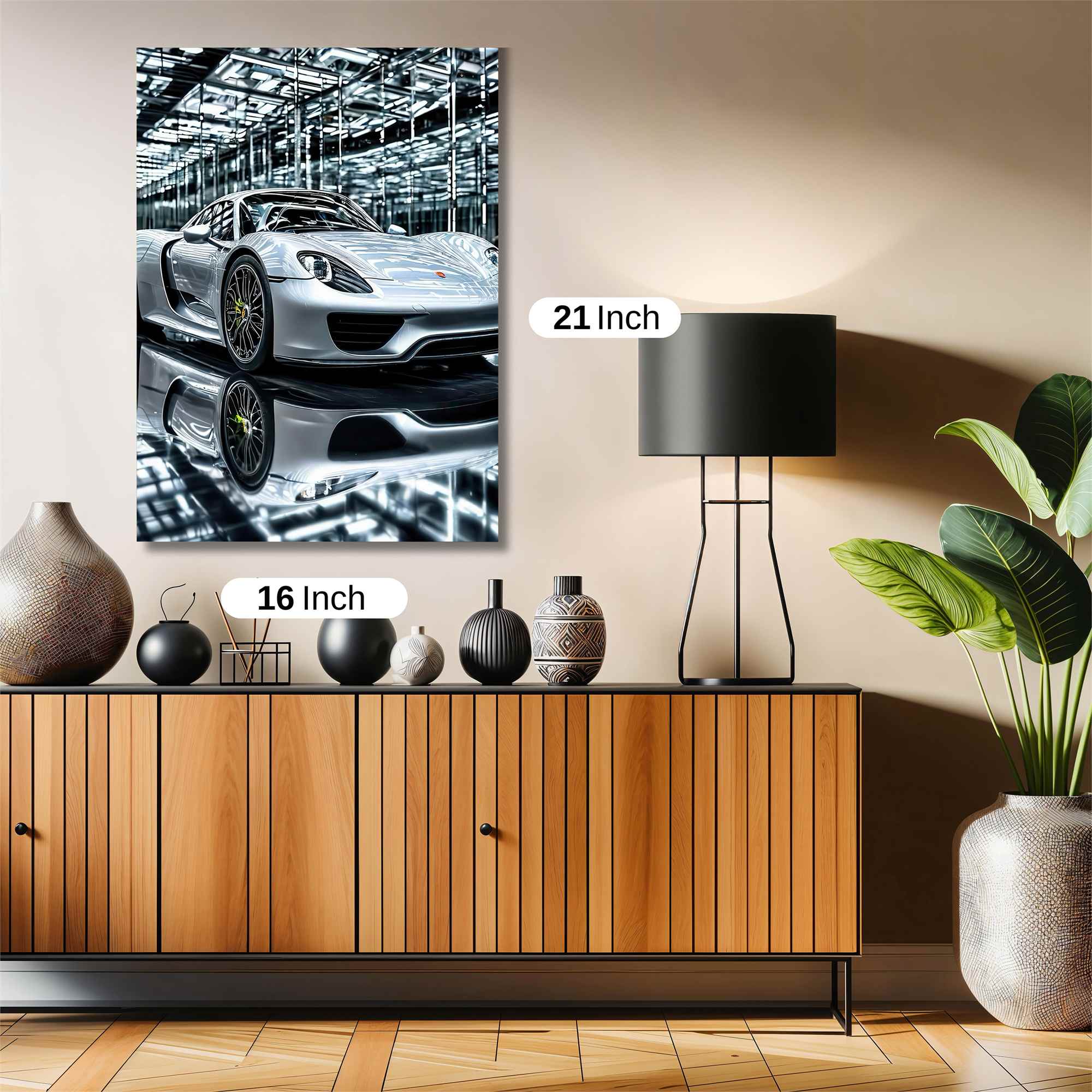 Porsche Elegance Safe Wall Magnetic / M