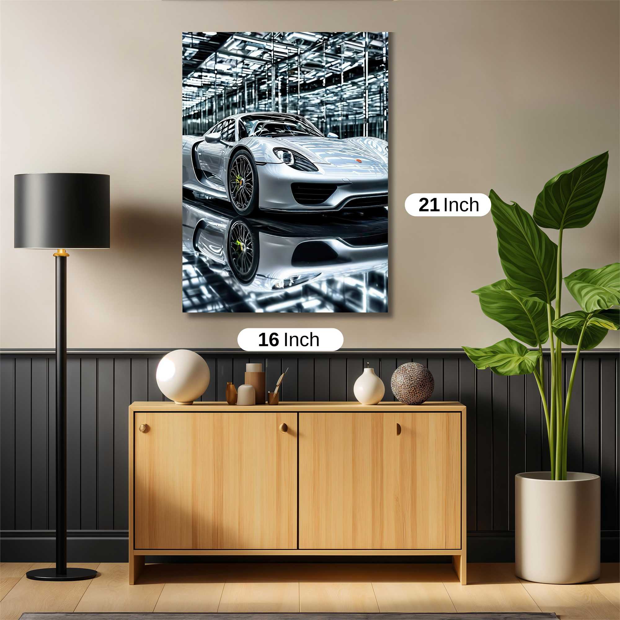 Porsche Elegance Safe Wall Magnetic / M