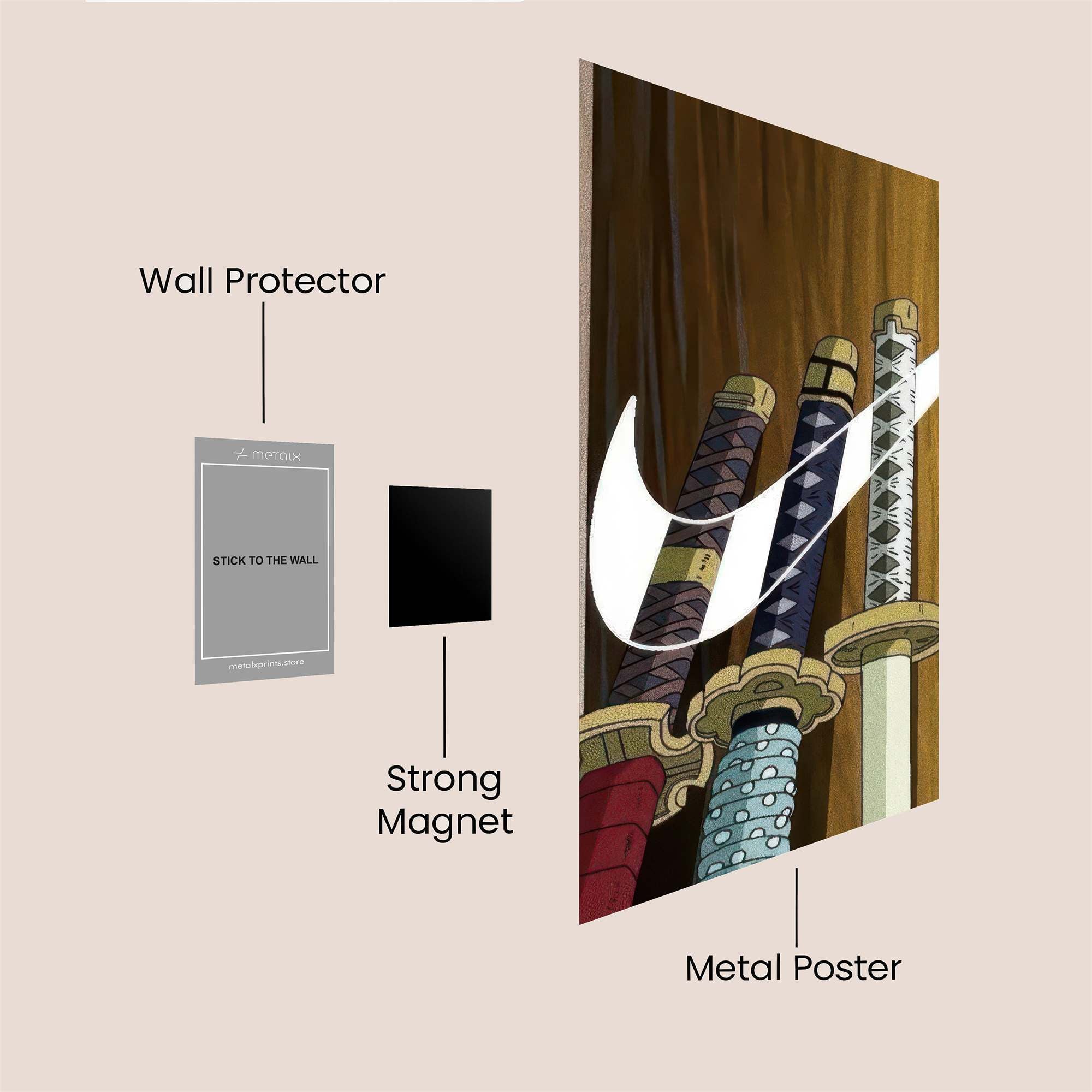 Zoro's Tranquility Safe Wall Magnetic / M
