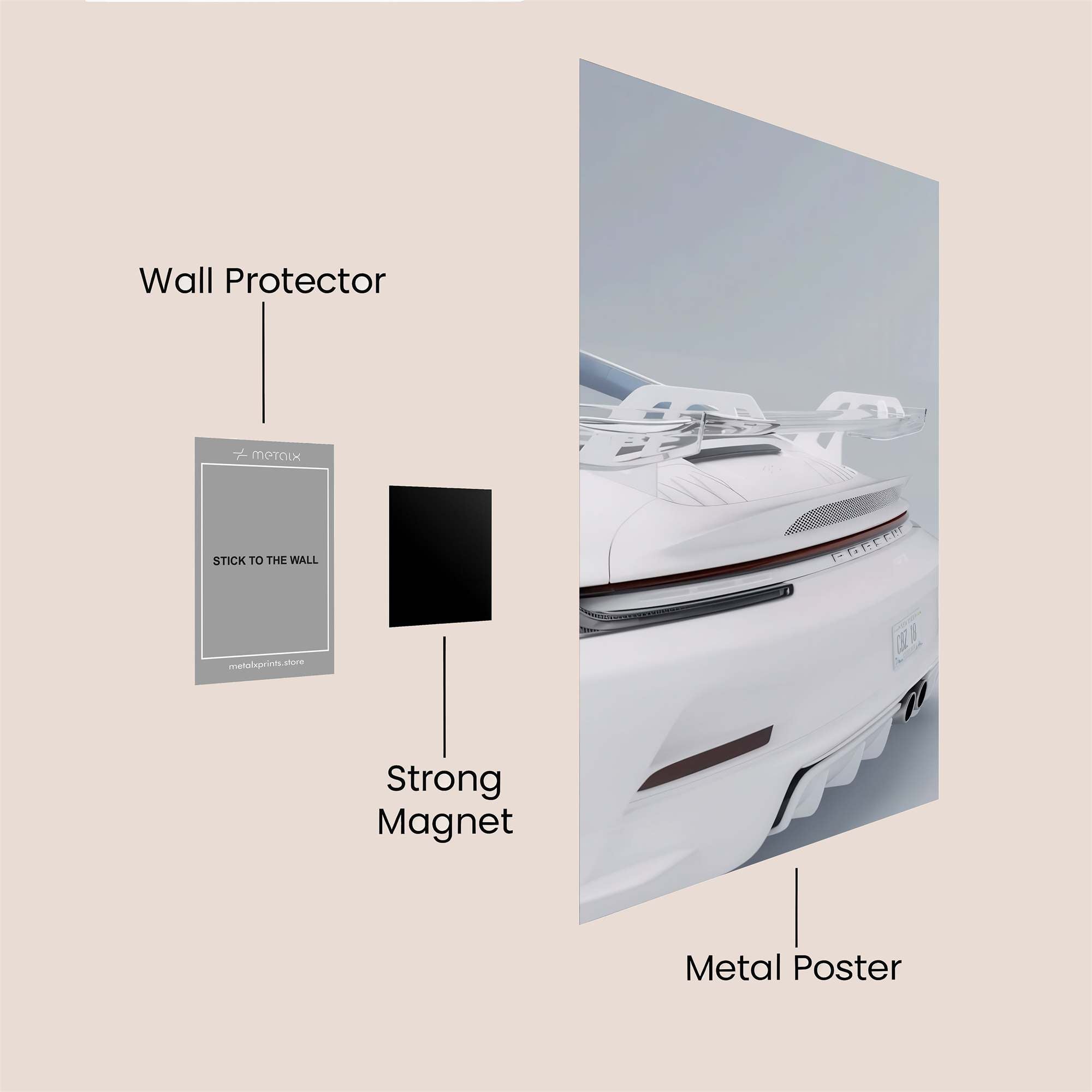 Porsche Ethereal Safe Wall Magnetic / M