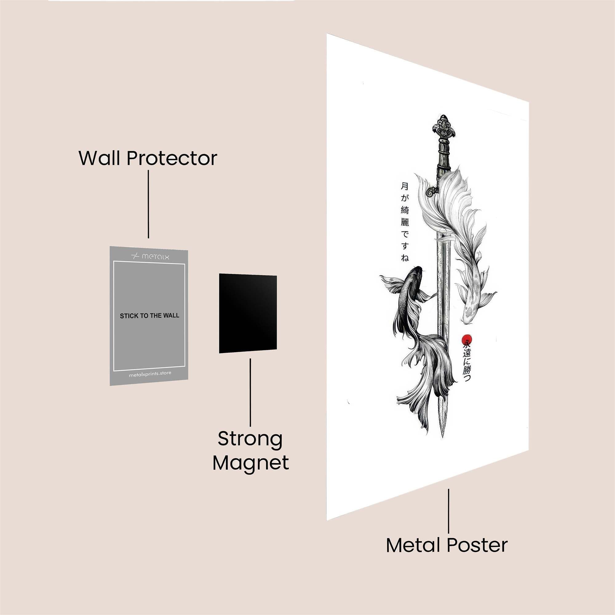 Koi Valor Safe Wall Magnetic / M