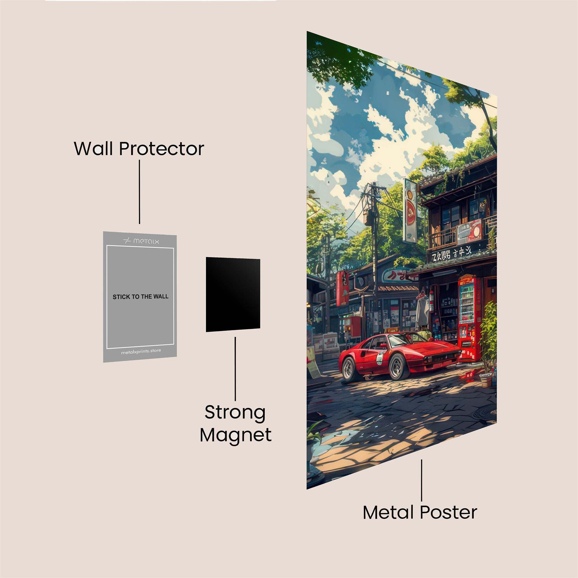 Ferrari Serenity Safe Wall Magnetic / M