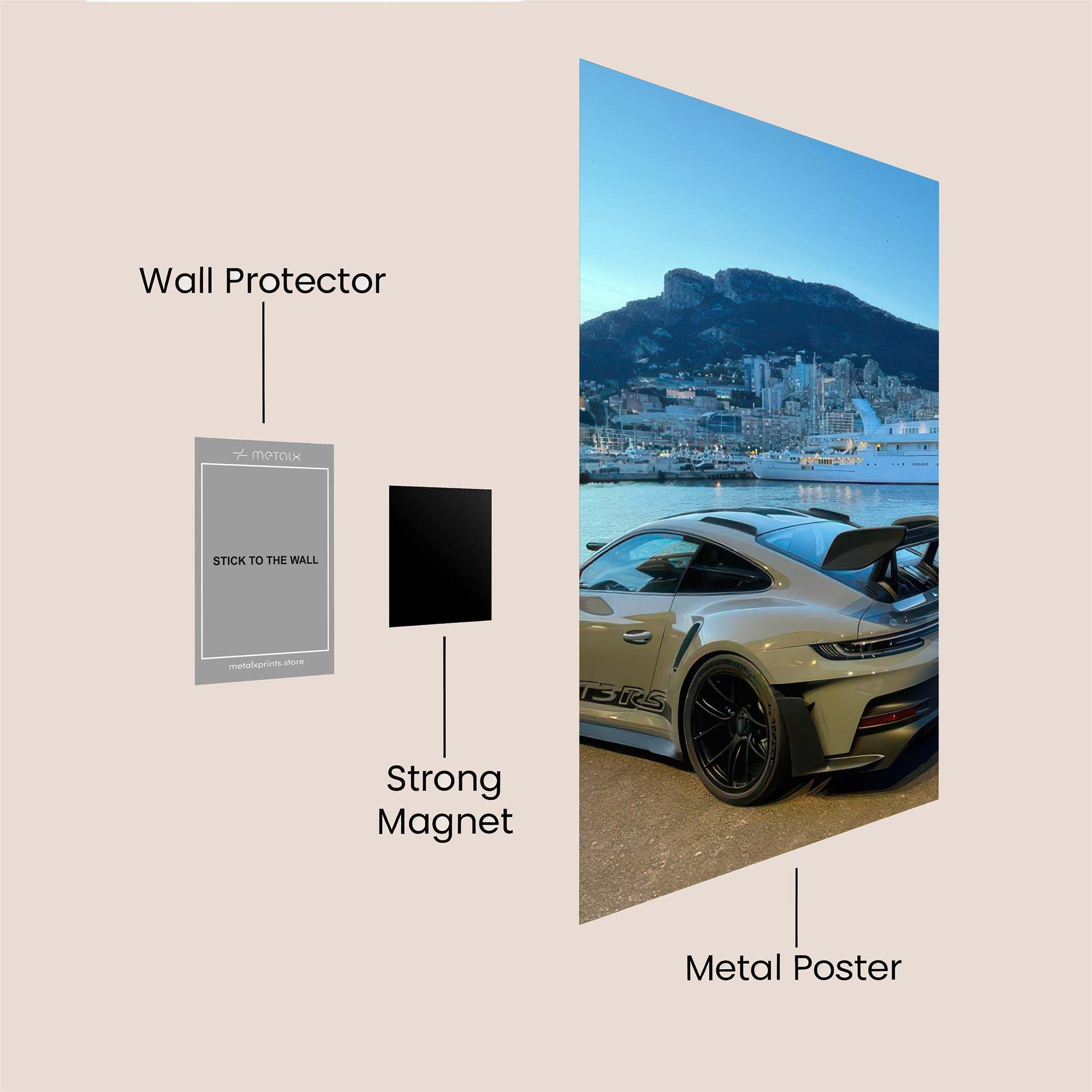 Monaco Majesty Safe Wall Magnetic / M