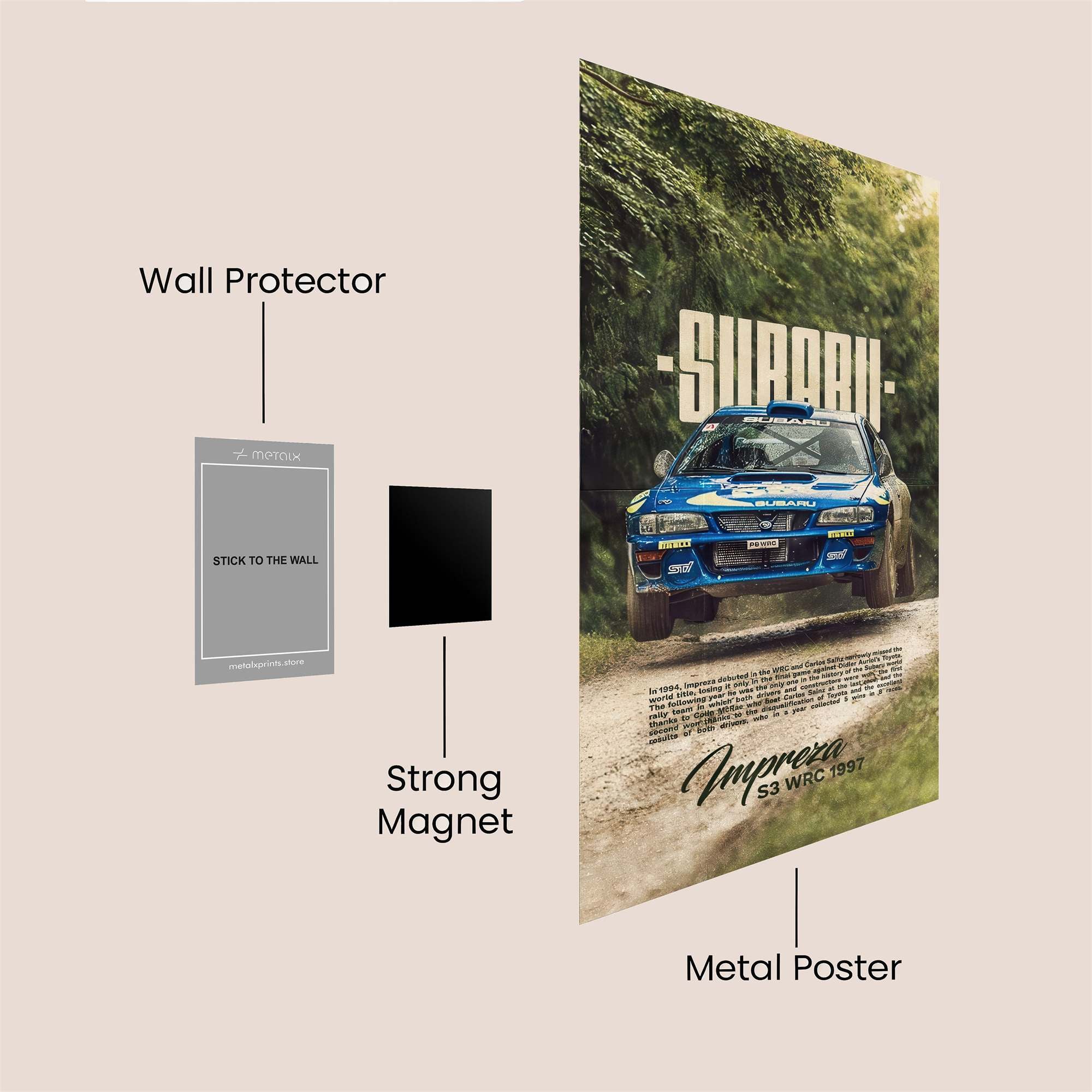 Subaru Serenity Safe Wall Magnetic / M