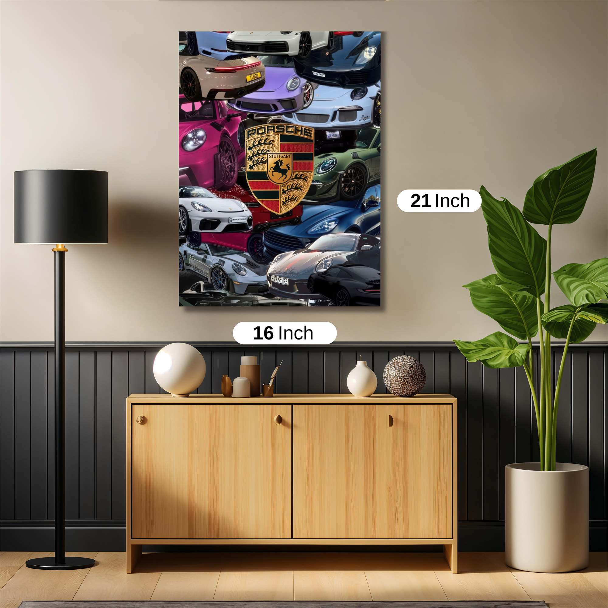 Porsche Parade Safe Wall Magnetic / M