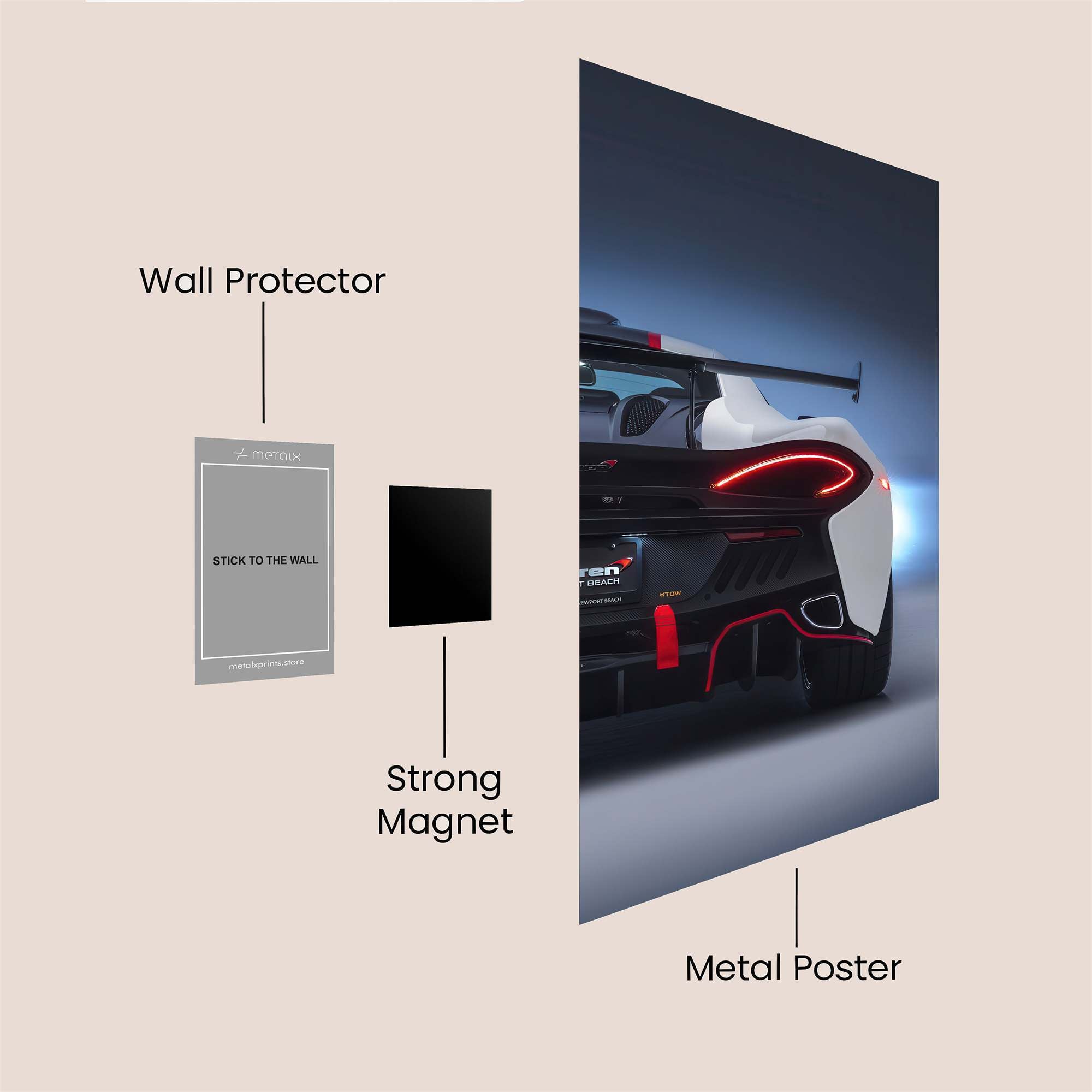 McLaren Elegance Safe Wall Magnetic / M