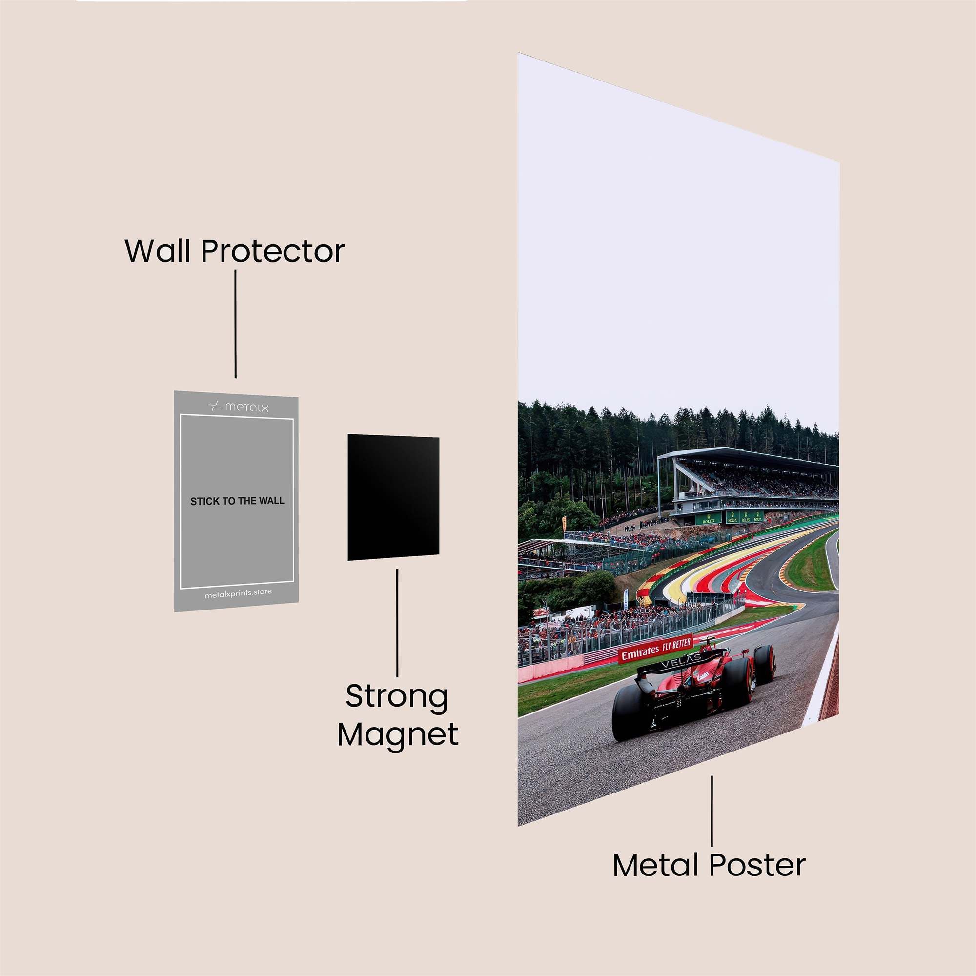 Ferrari Frenzy Safe Wall Magnetic / M